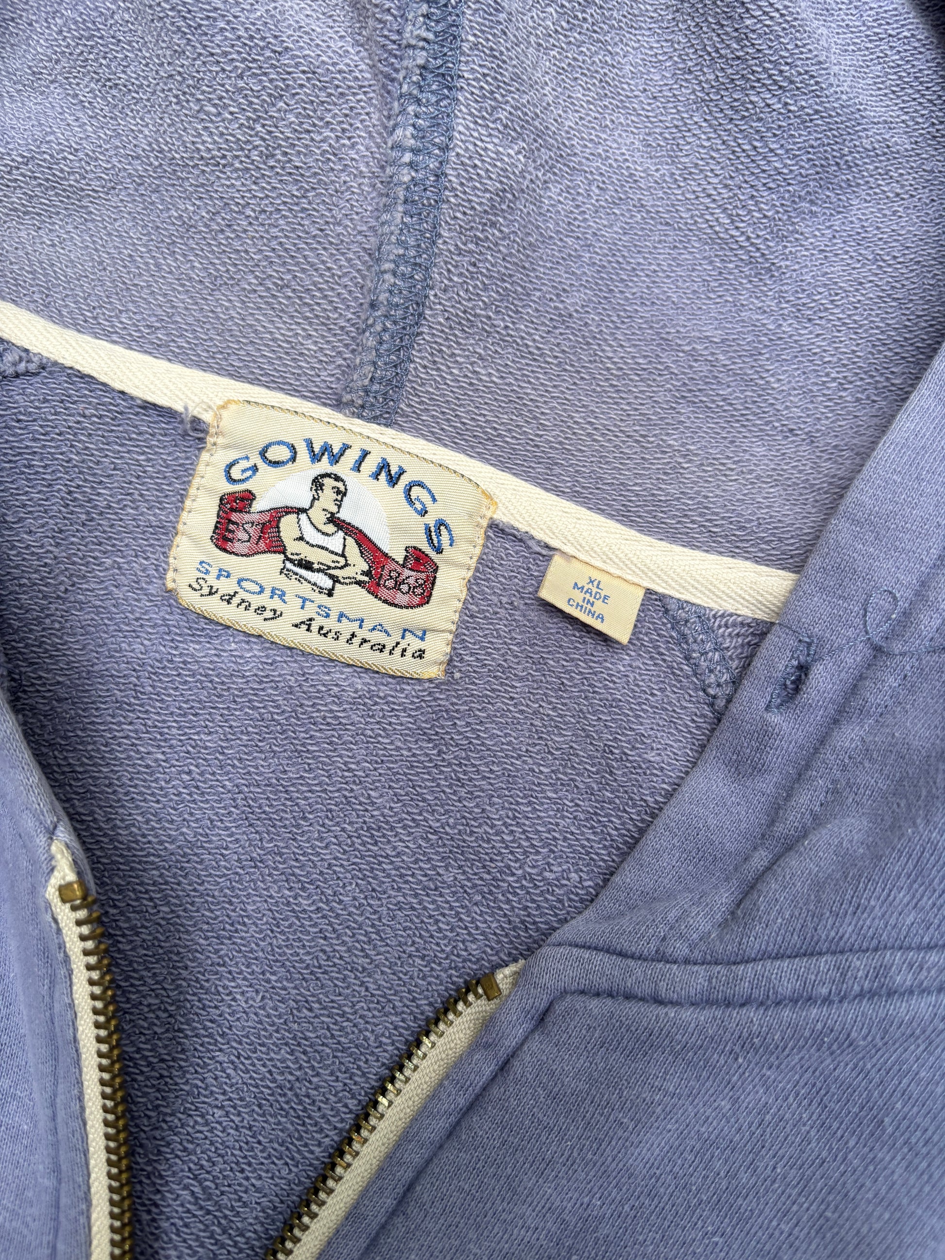 Vintage Gowings Bros Sydney Hoodie Size XL