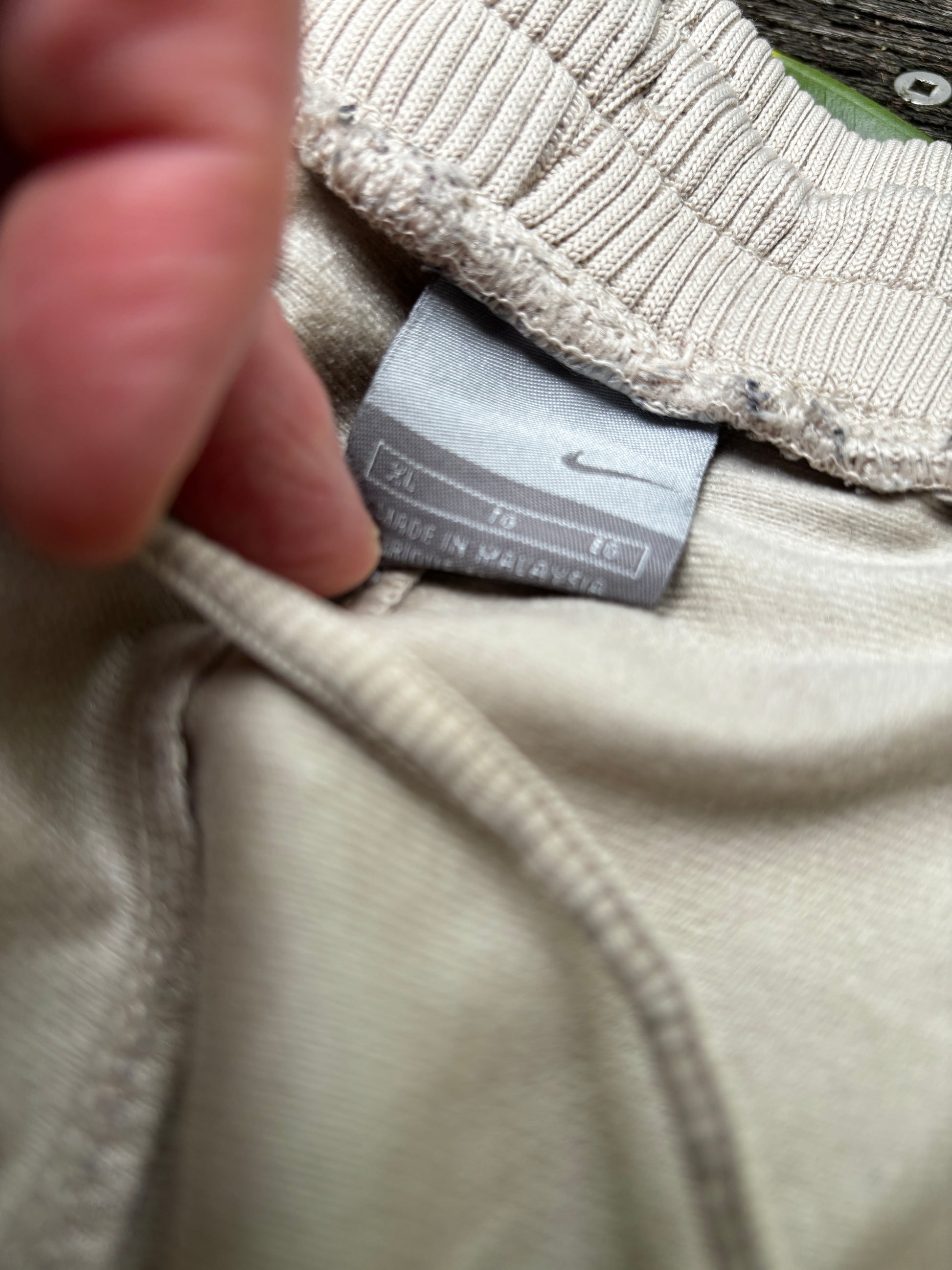 Vintage Beige Creme Brown Nike Track Pants Y2K Size XL Fixer