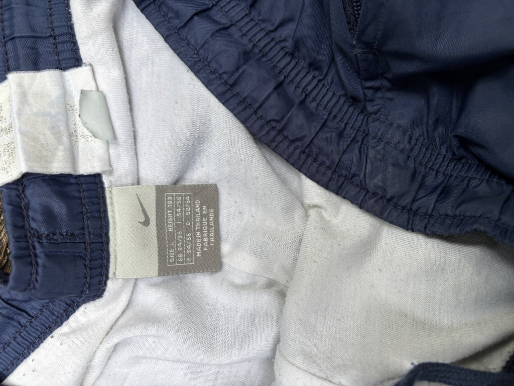 Classic Y2K Nike Track Pants Sz L Navy