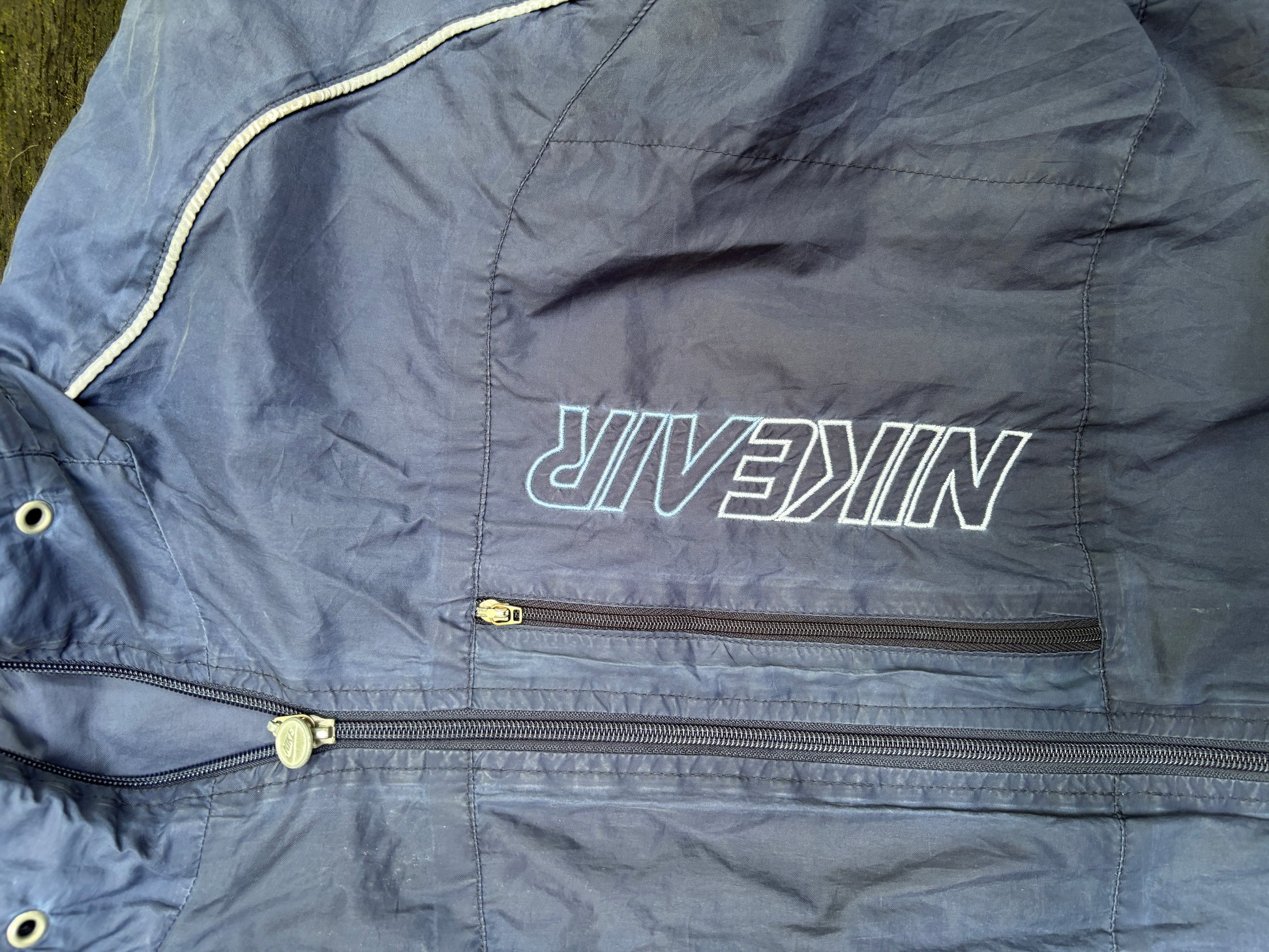 Vintage Y2K Nike Air Jacket Size XL Navy
