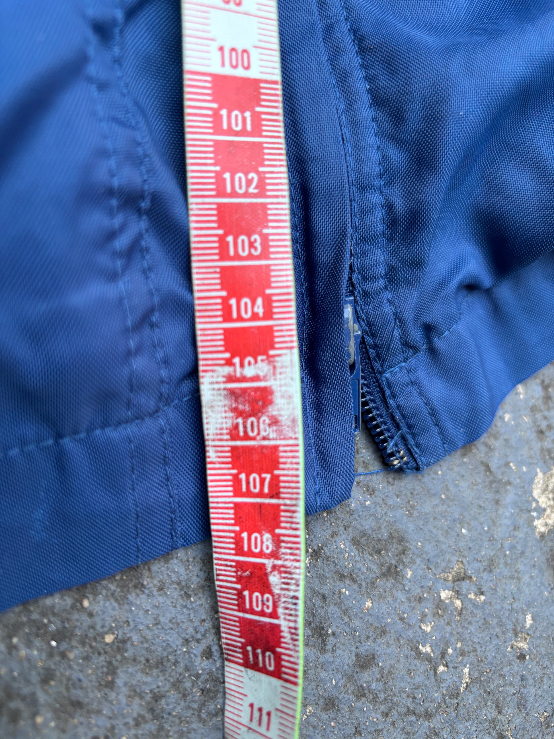 Vintage 90s Nike Track Pants Size XL Blue Black Swoosh Spell Out Logo Classic Windbreakers