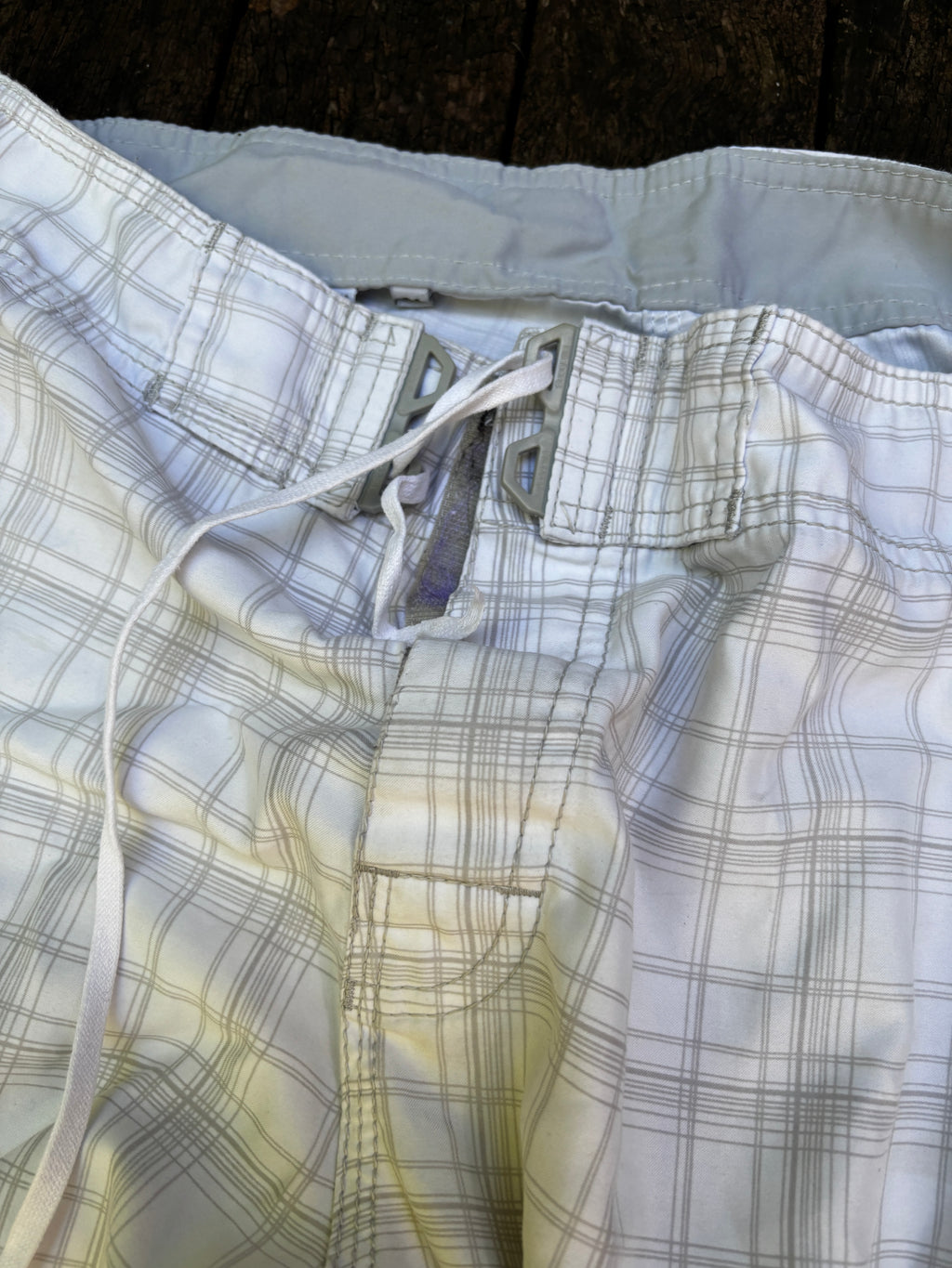 Y2K Billabong Board Shorts Size 34 Cream