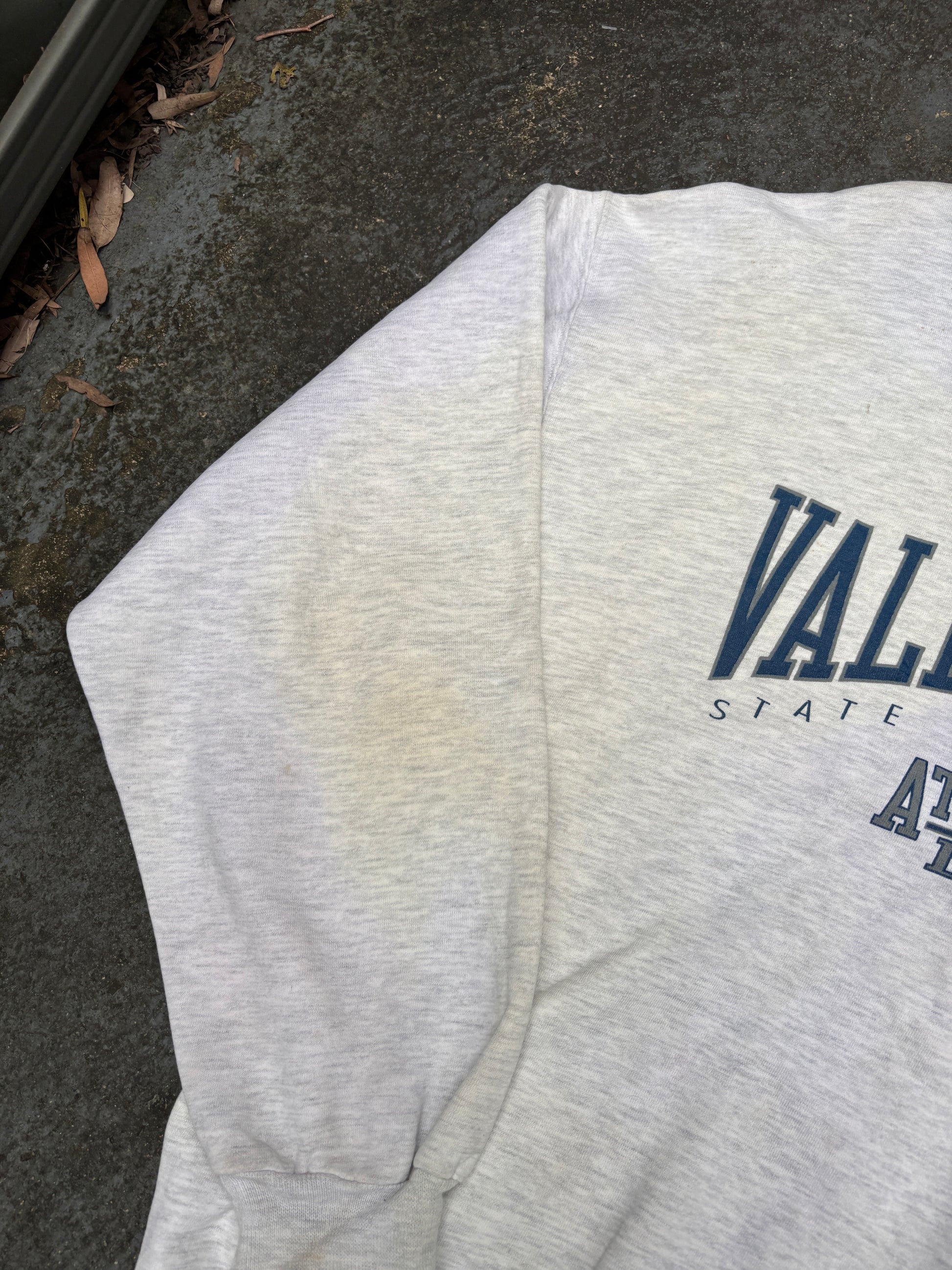 Vintage 90s Valley City Uni Jumper Sz L Oversize Gear Tag Fleece Boxy Crew Neck
