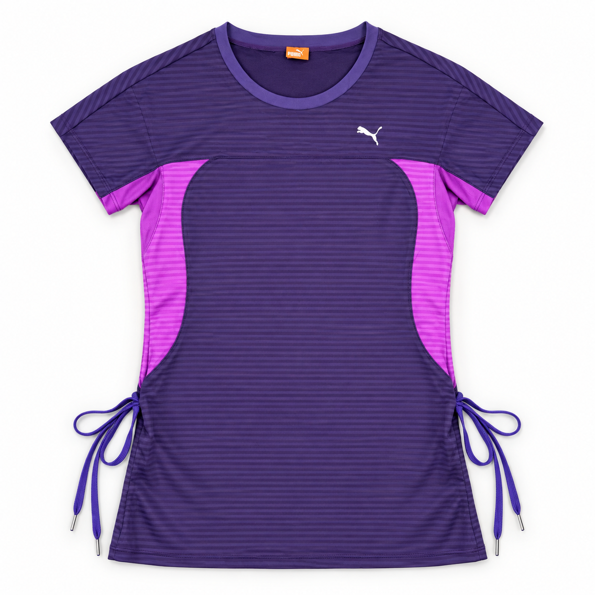 Vintage Y2K Puma Activewear T-shirt Women's Small Purple