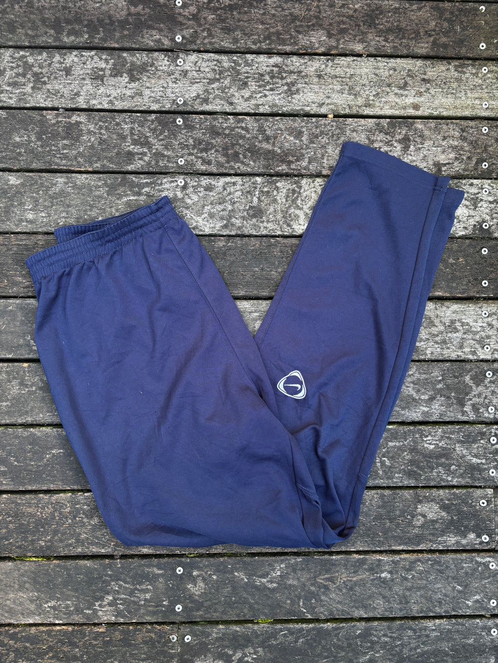 Vintage Nike Football Track Pants Size L Navy