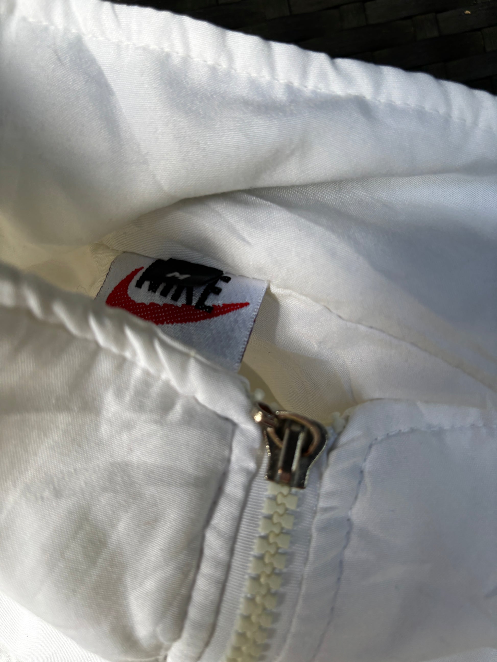 NIKE Vintage Y2K Windbreaker Jacket Sz M White
