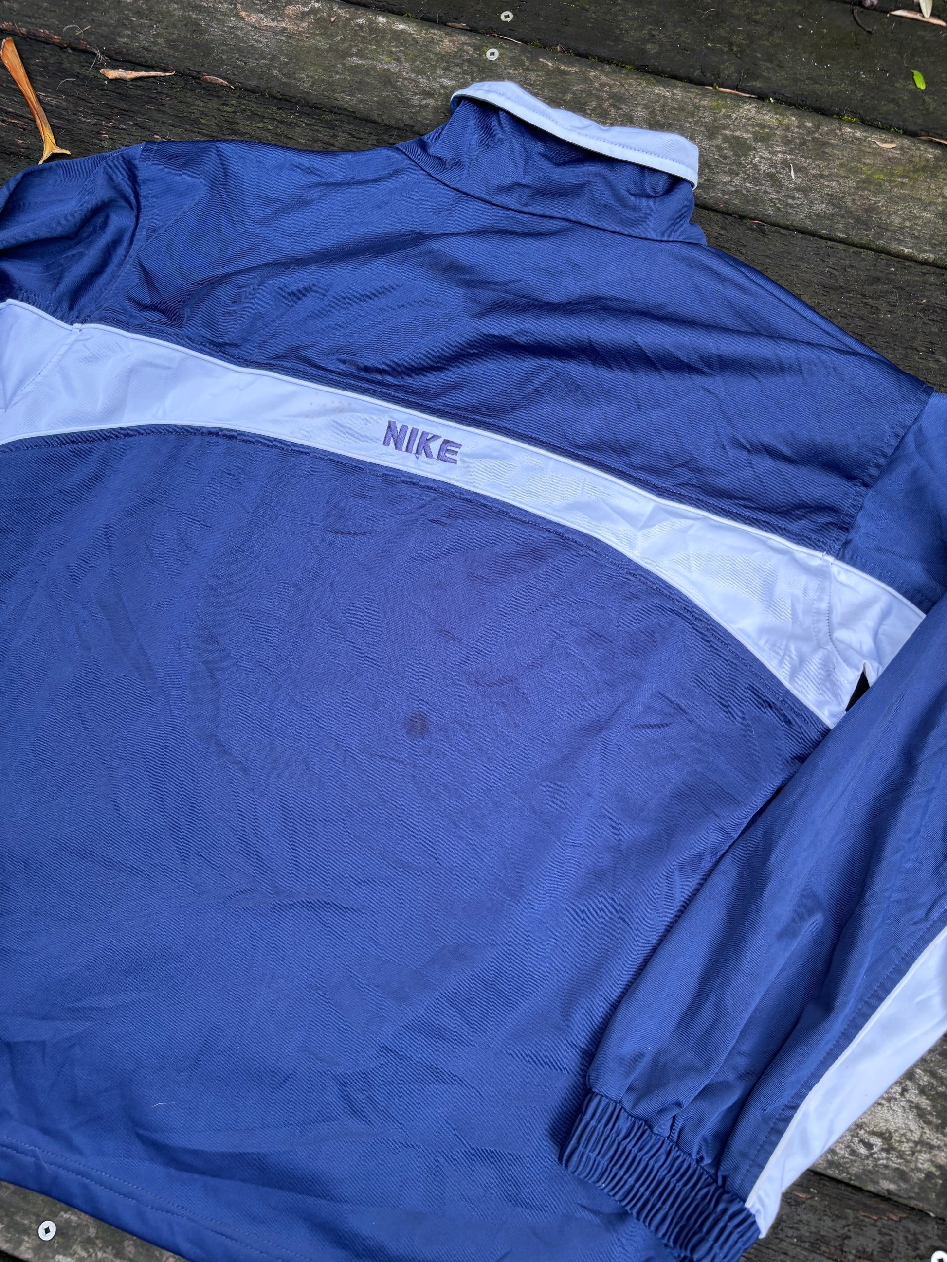 Vintage 90s Nike Premier Jacket Size M Navy