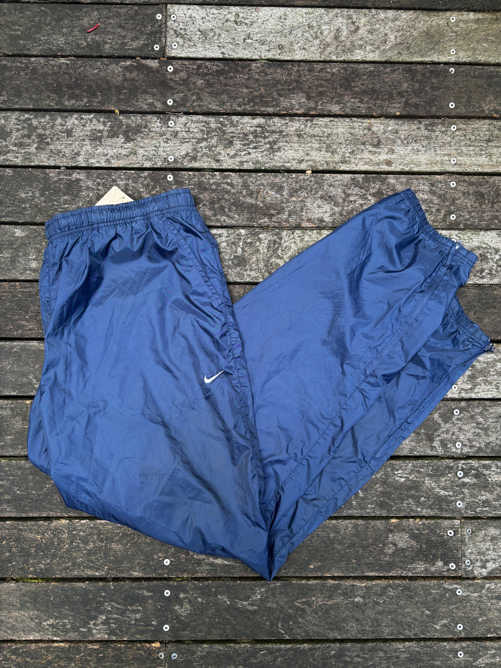 Vintage Y2K Nike Track Pants Sz XL Navy