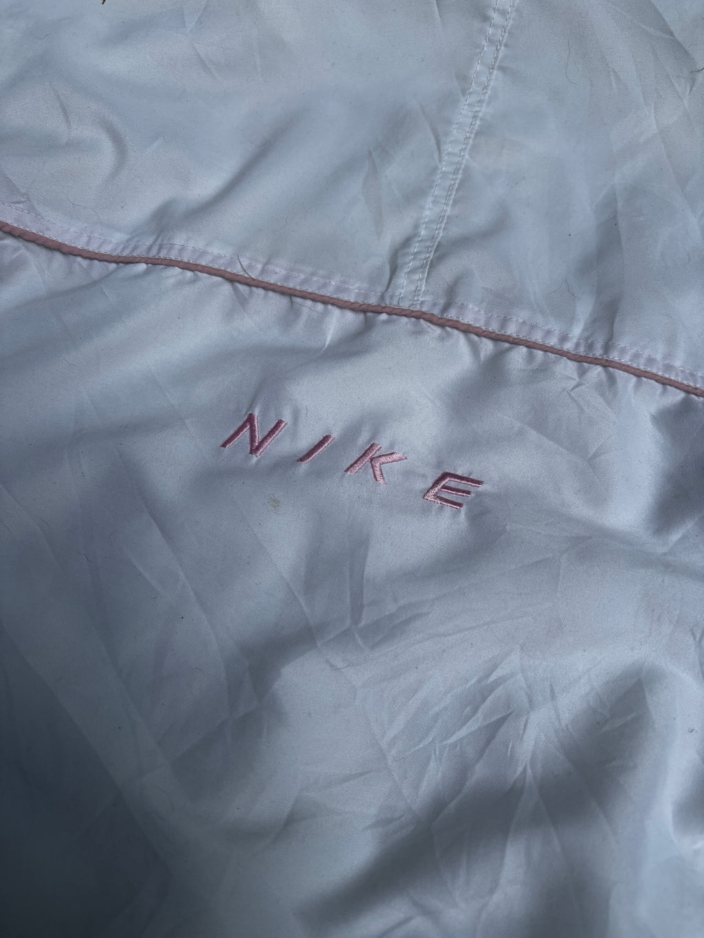 NIKE Vintage Y2K Windbreaker Jacket Sz M White