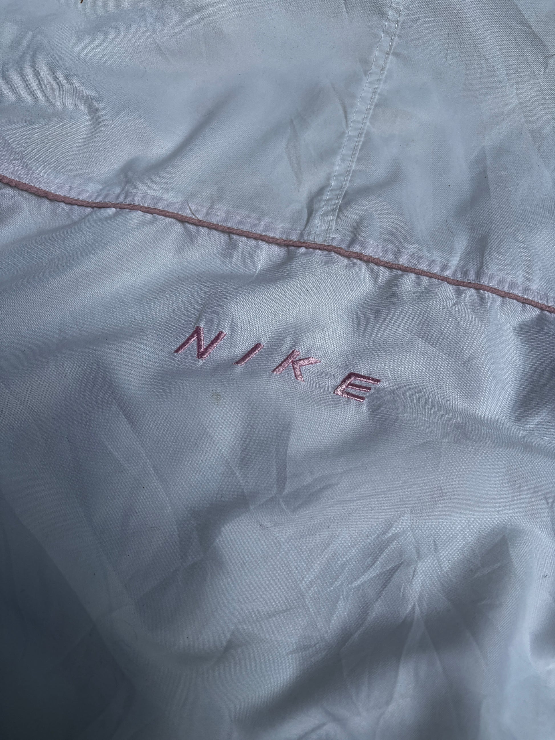 NIKE Vintage Y2K Windbreaker Jacket Sz M White
