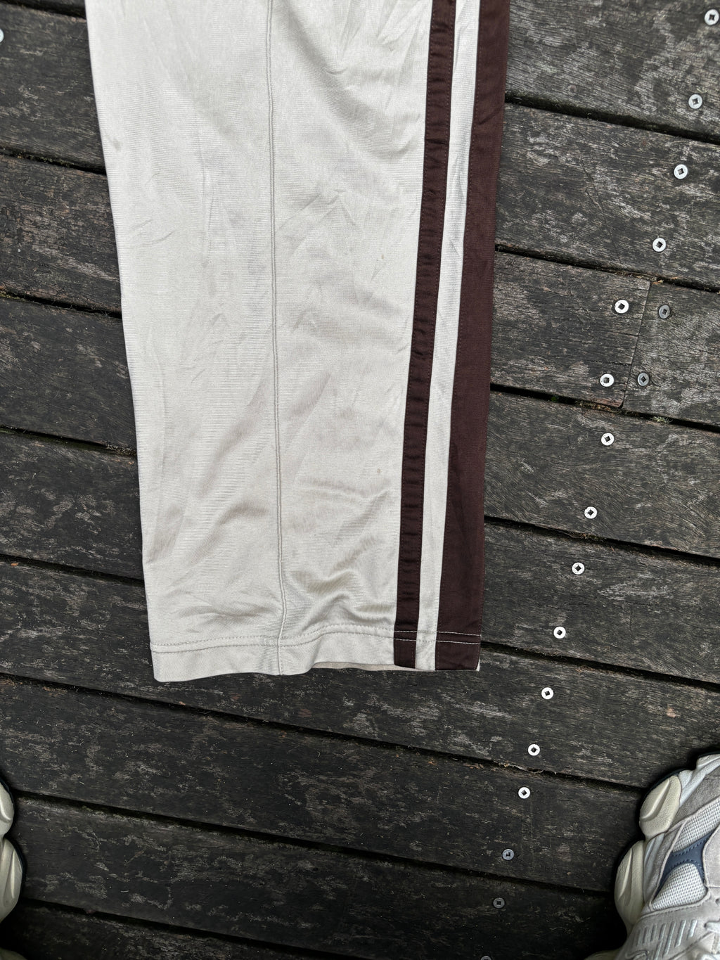 Vintage Beige Creme Brown Nike Track Pants Y2K Size XL Fixer