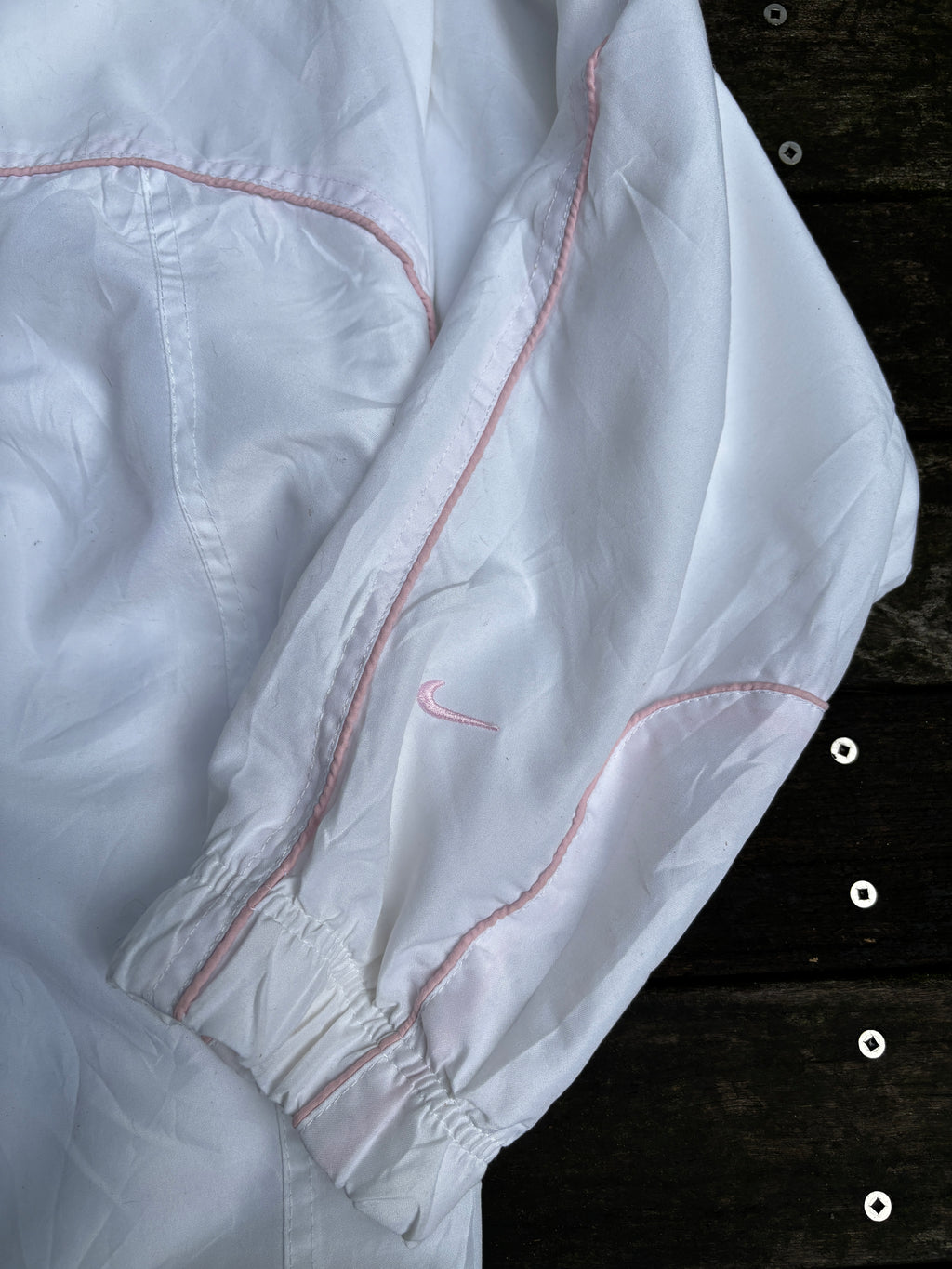 NIKE Vintage Y2K Windbreaker Jacket Sz M White