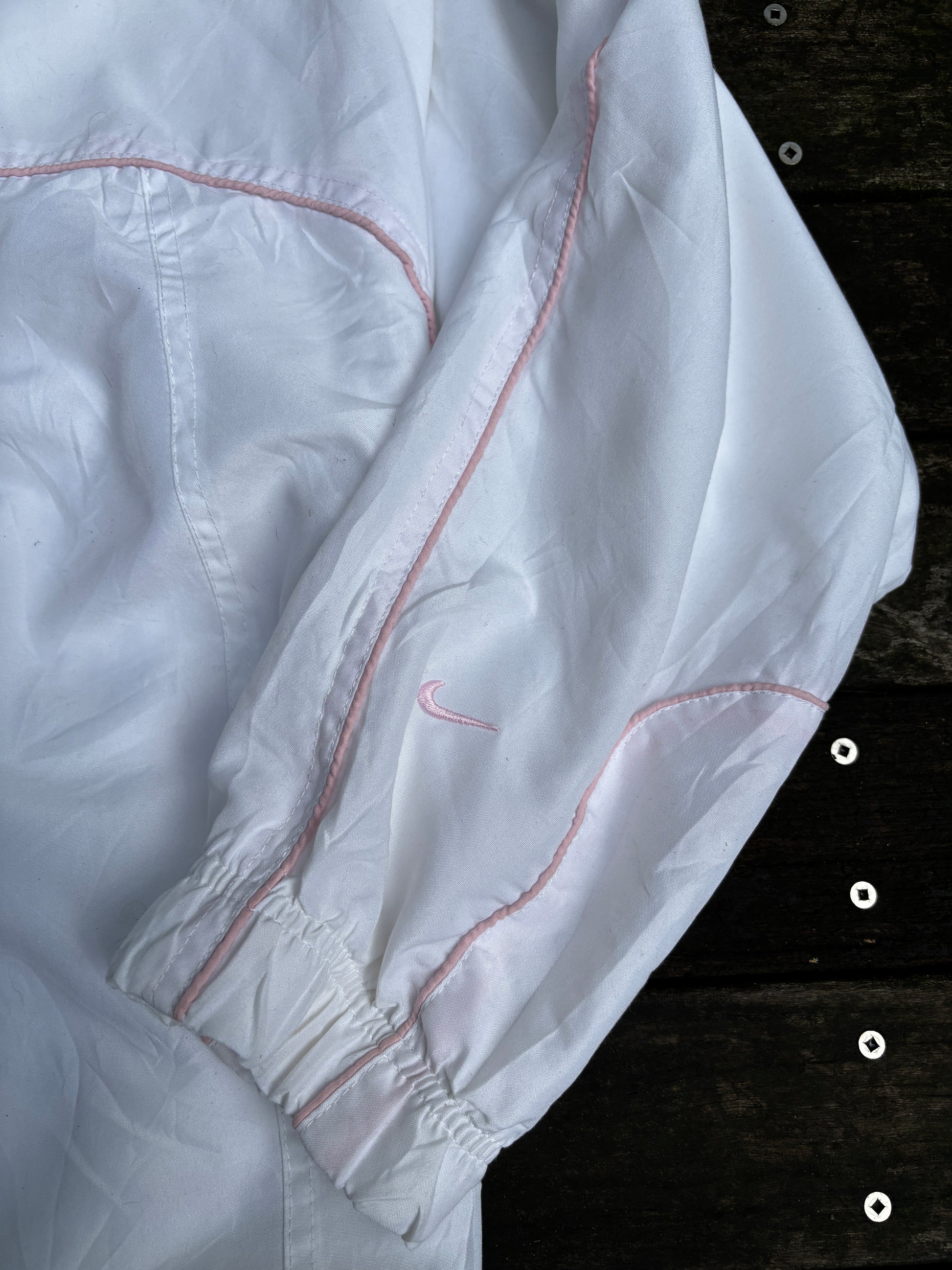 NIKE Vintage Y2K Windbreaker Jacket Sz M White