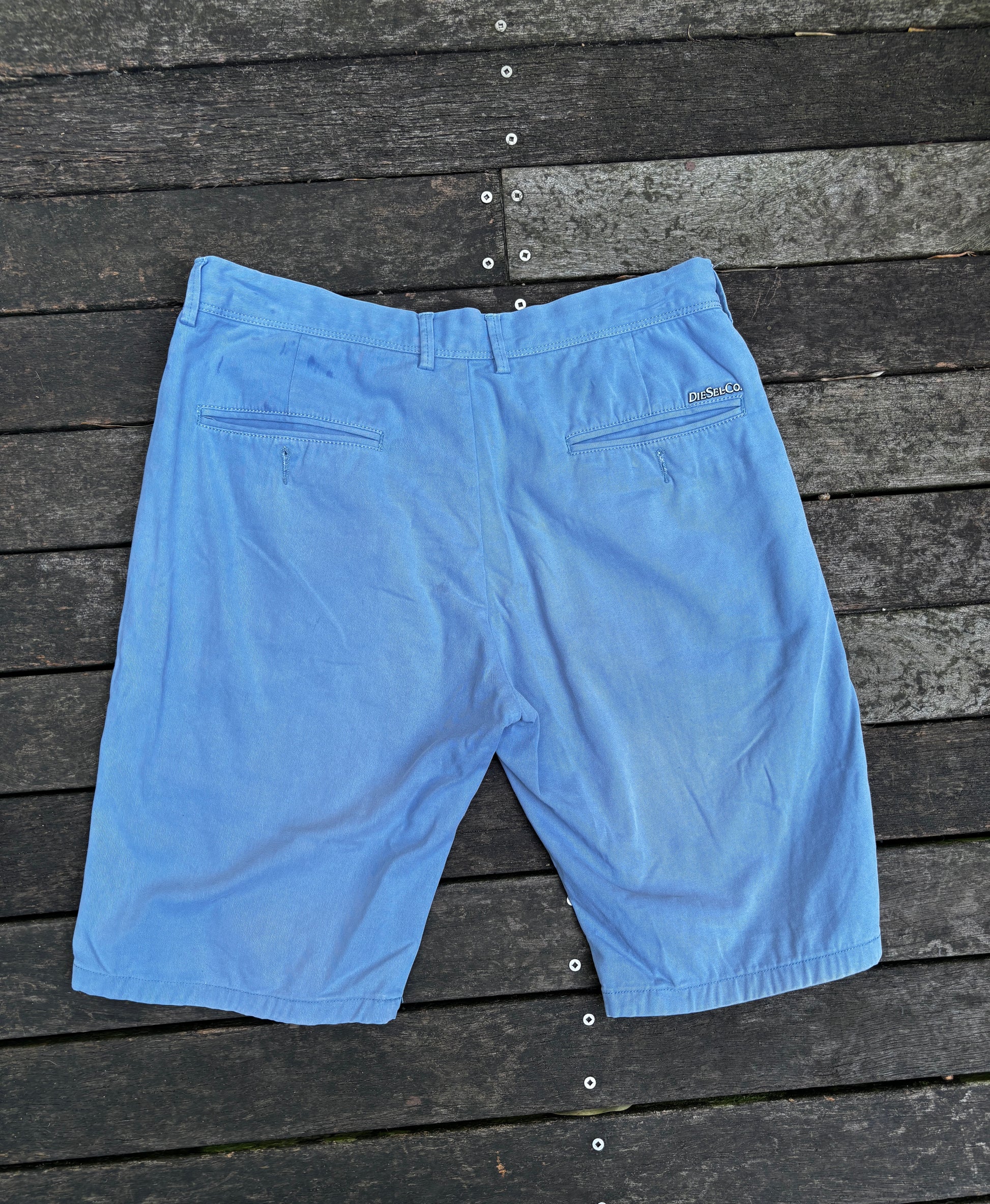 Vintage Diesel Denim Shorts Size 32 Blue