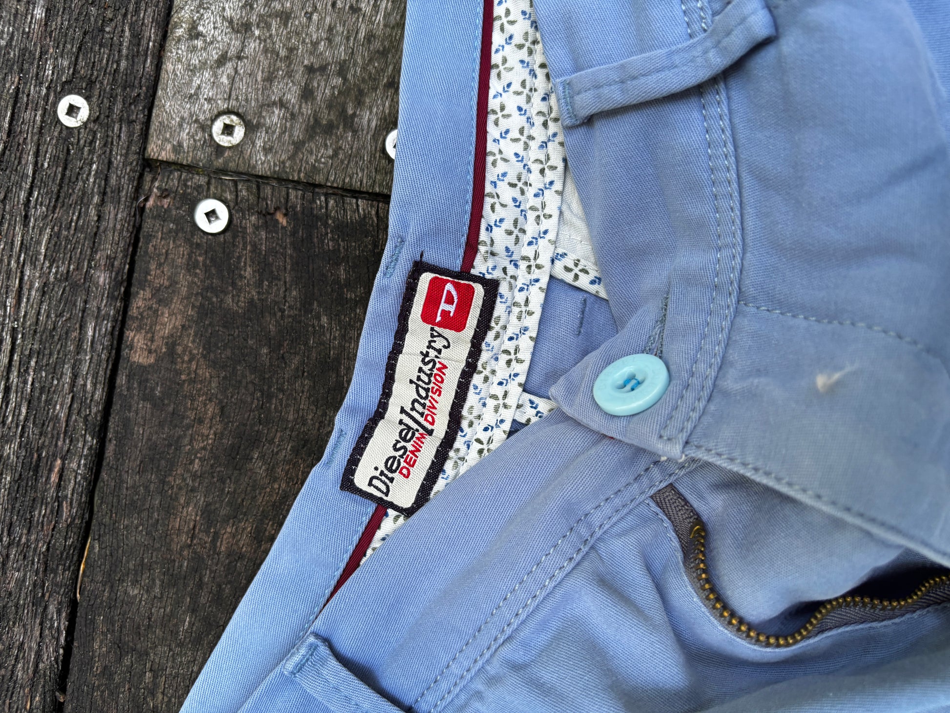 Vintage Diesel Denim Shorts Size 32 Blue
