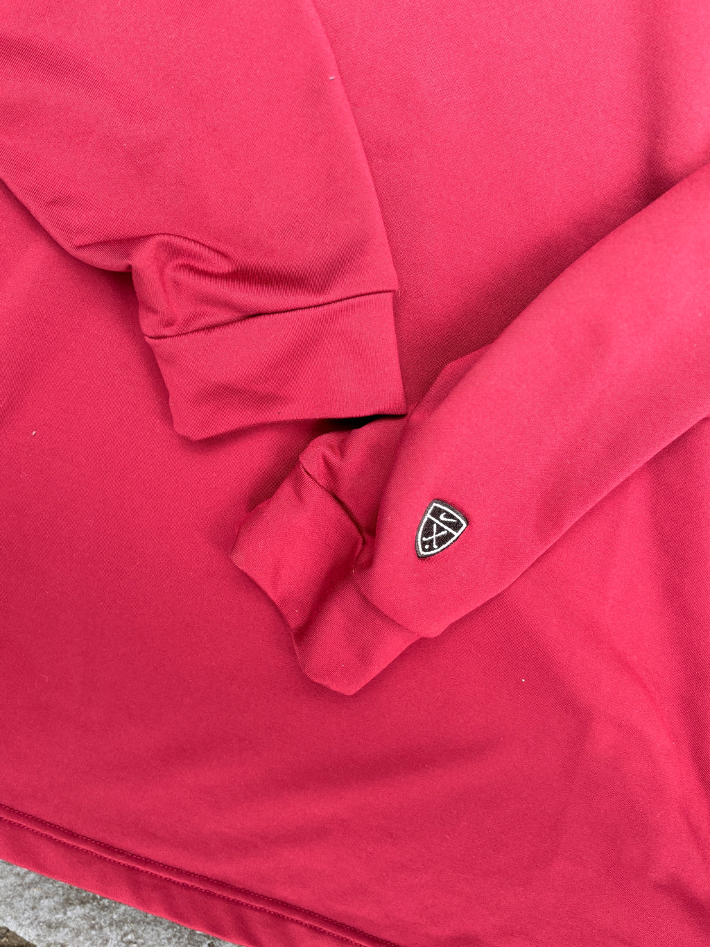 Vintage 90s Nike Golf Jersey Size XL Tiger Woods TW Red Long Sleeve Skivvy
