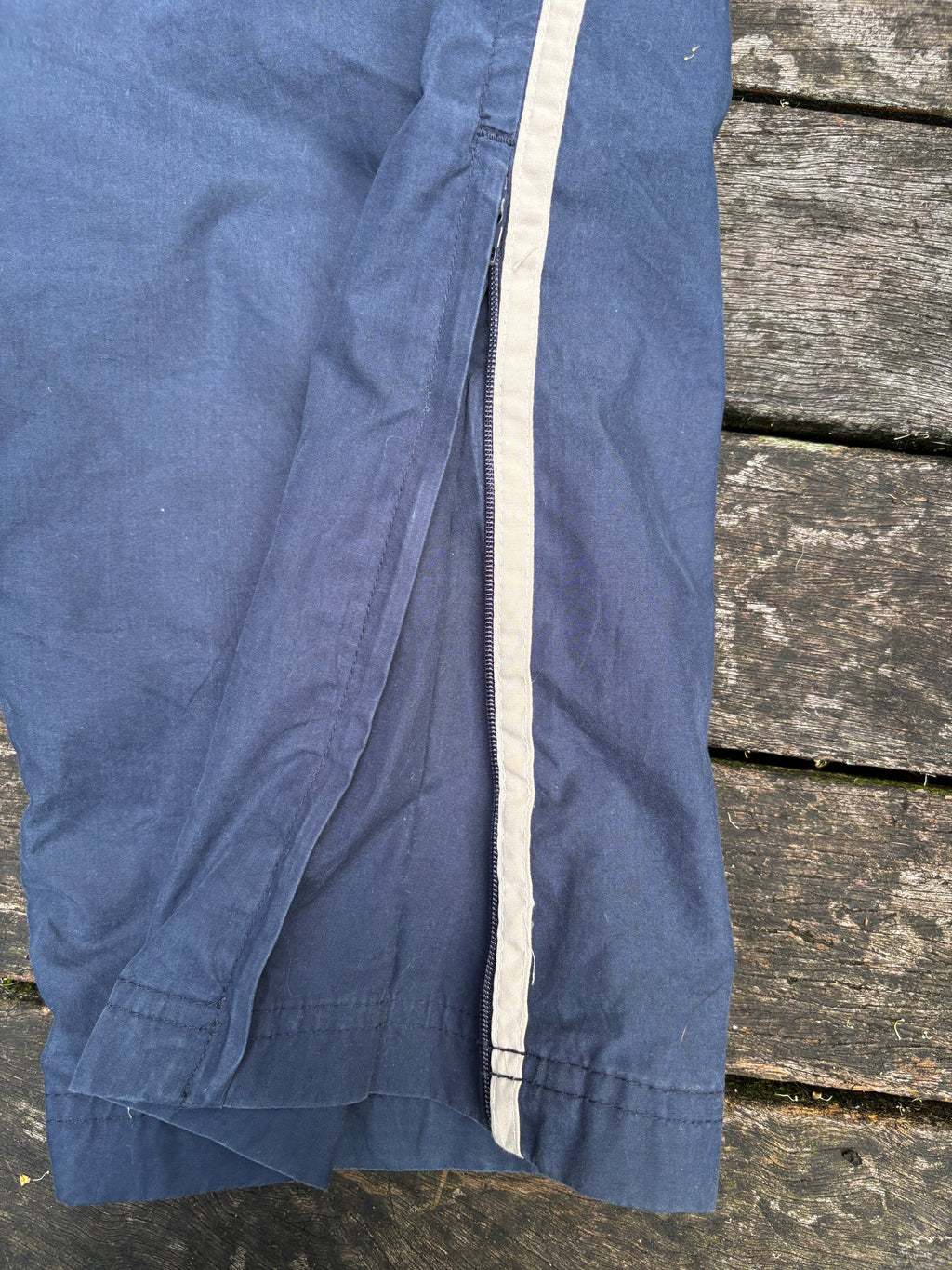 Vintage Nike Track Pants Size XL Blue Nylon Y2K