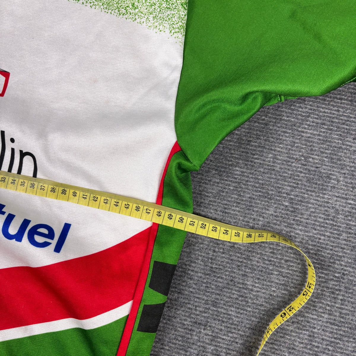 Vintage 90s EDM Cycling Jersey Men's Medium White Multi Made in Italy