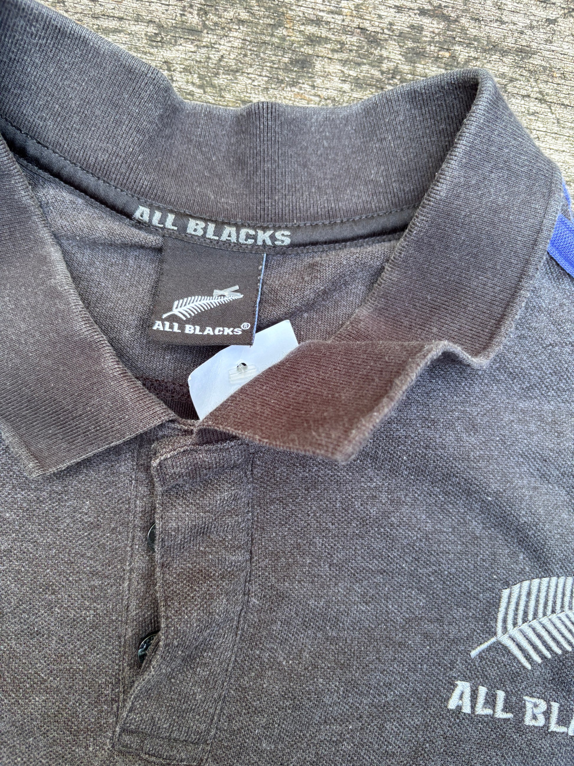 Vintage Adidas All Blacks Rugby Polo Size XL