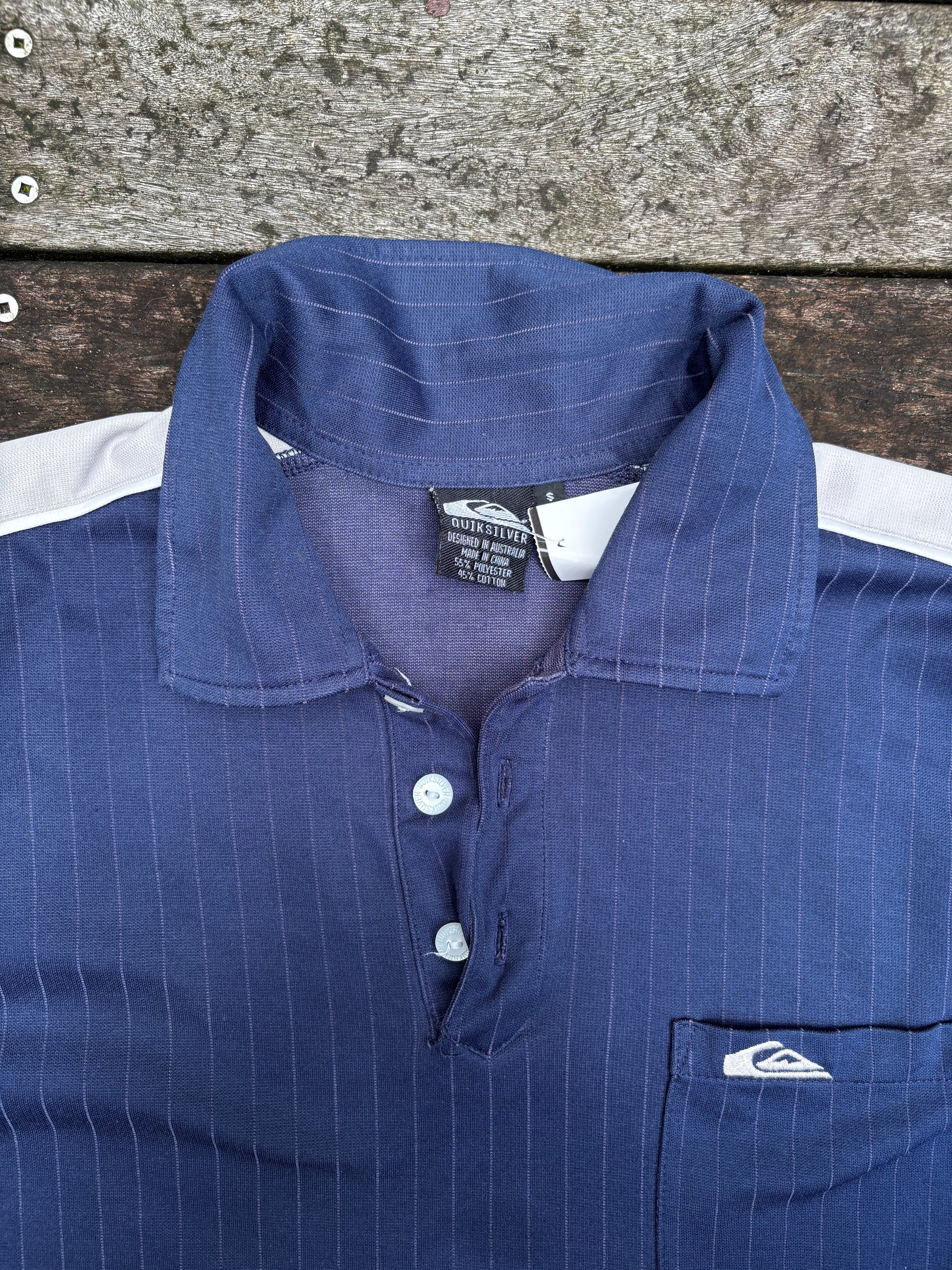 Vintage 90s Quiksilver Polo Size S