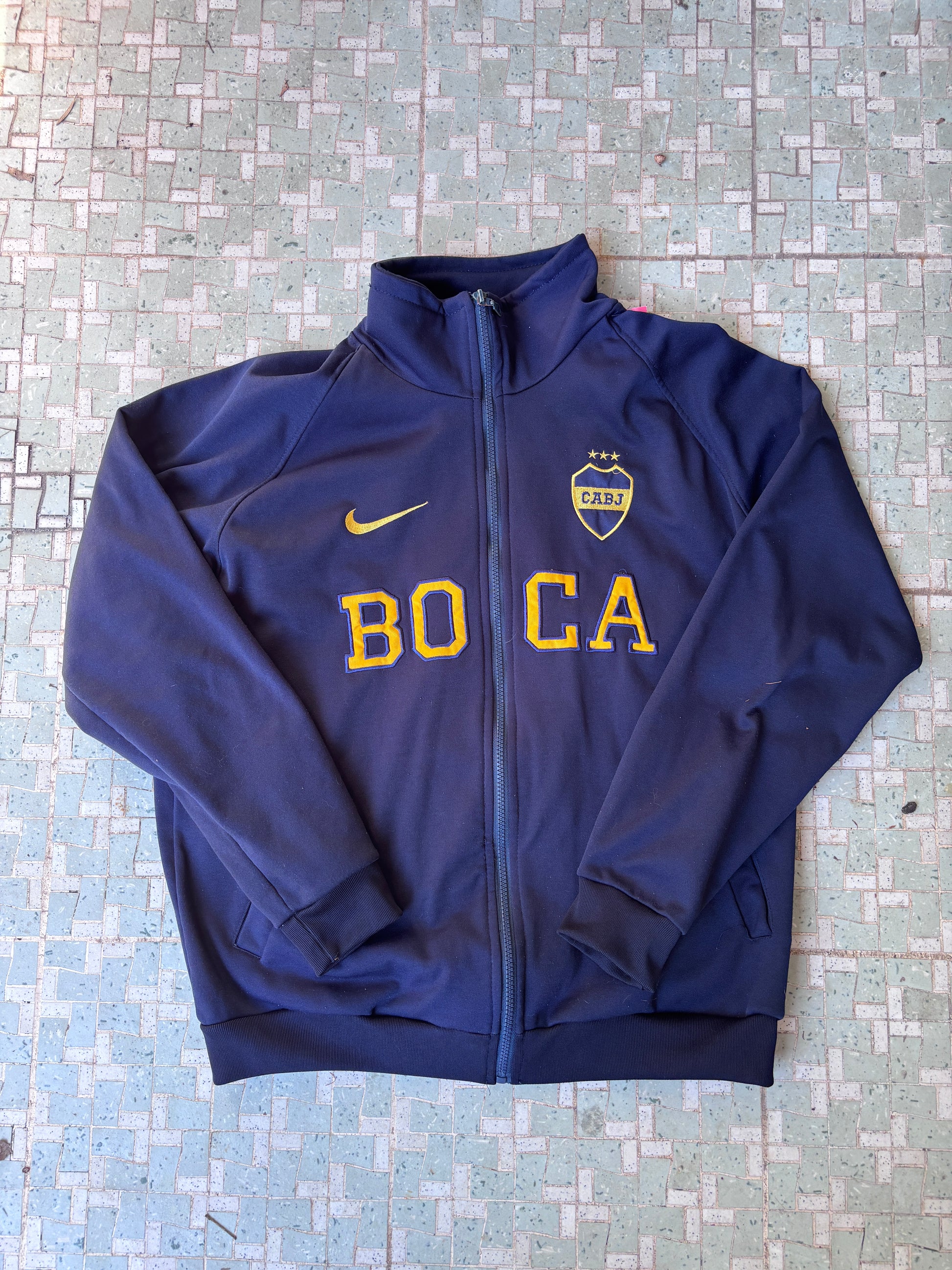 Y2K Nike Boca Juniors Football Jacket Size XL