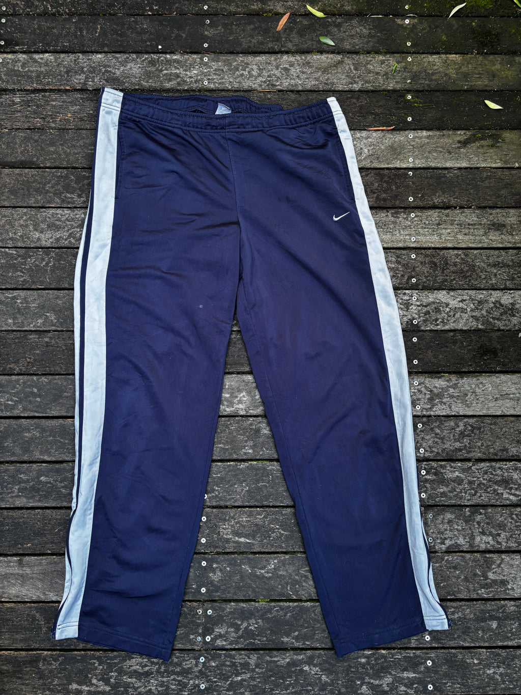 Vintage Nike Track Pants Size XXL Navy Grey