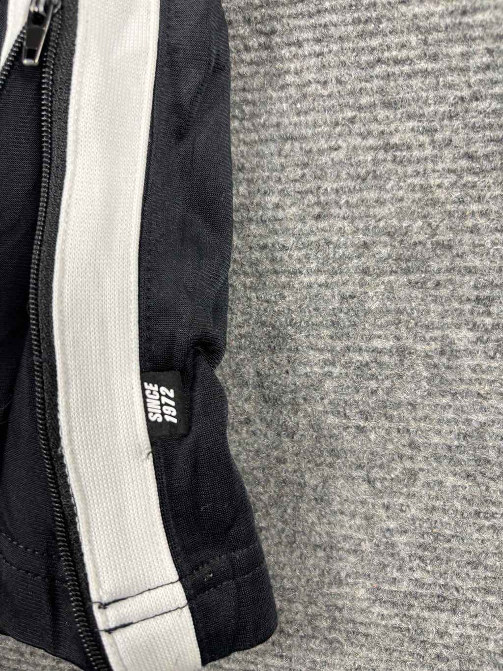 Vintage Baggy Nike Air Track Pants Black White Stripe y2k era