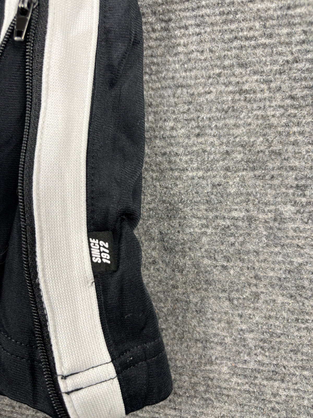 Vintage Baggy Nike Air Track Pants Black White Stripe y2k era