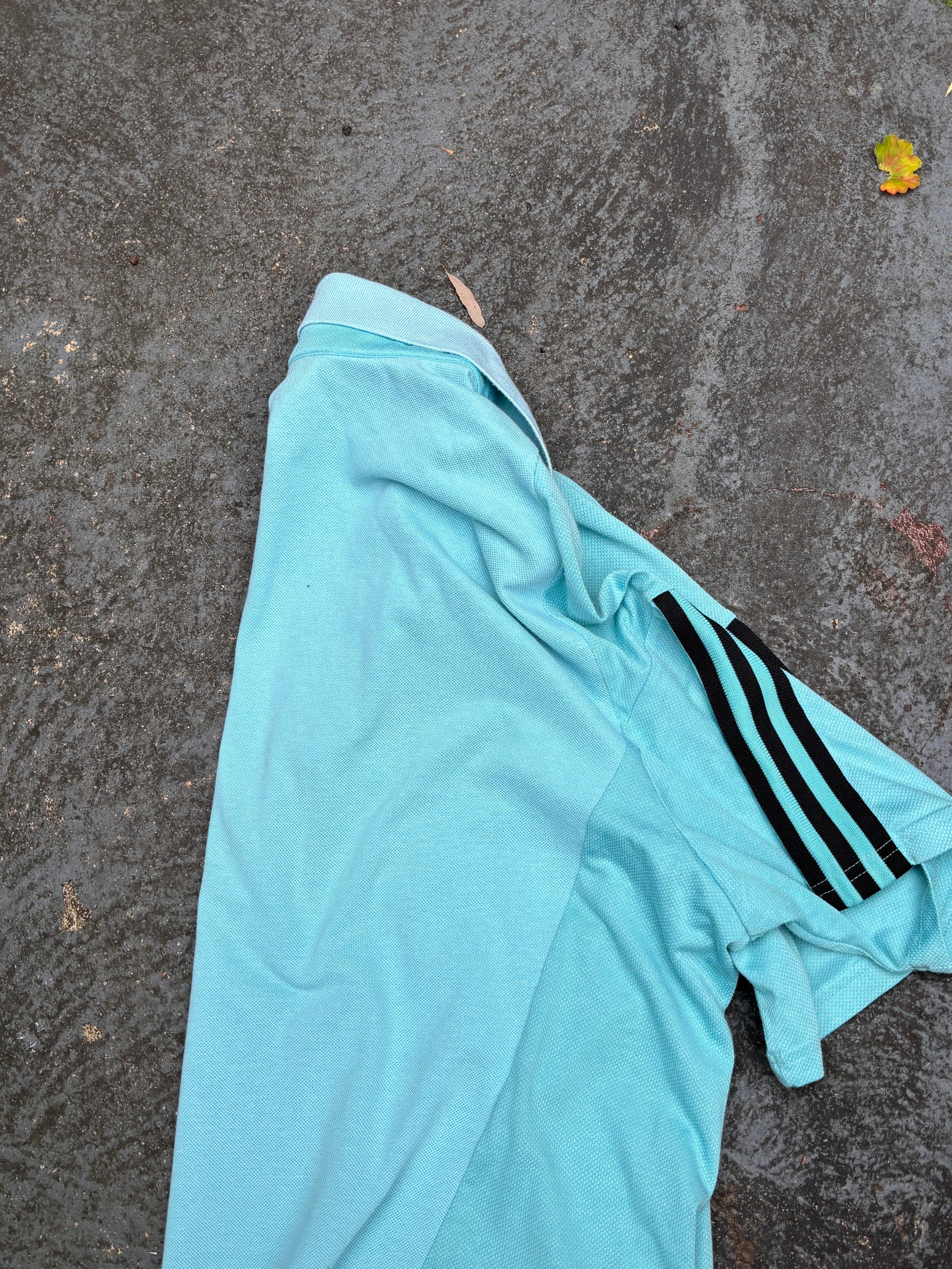 Adidas Columbia Football Polo Size XL Aqua National Soccer Team Logo Patch