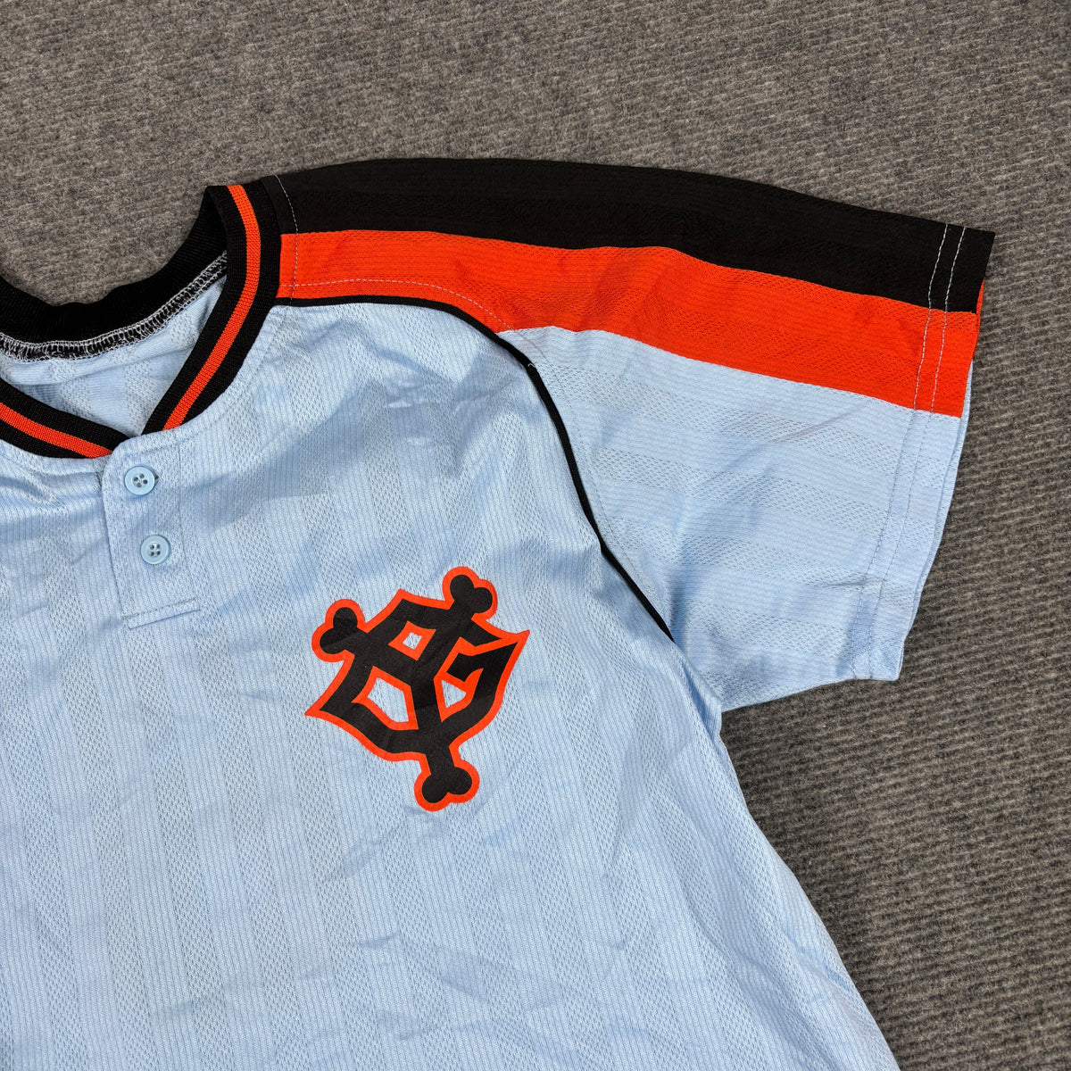Tokyo Giants Japanese Baseball Jersey Men's Small Blue Orange NPL T-shirt