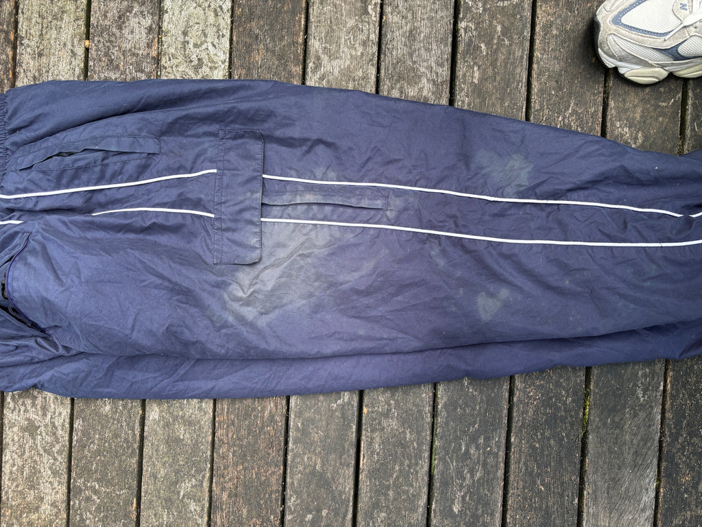 Y2K Classic Nike Cargo Track Pants Navy Size XL