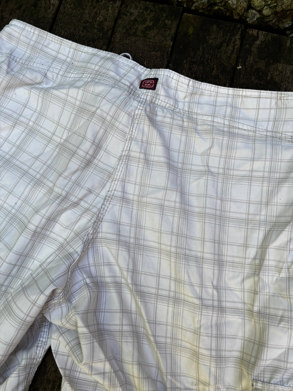 Y2K Billabong Board Shorts Size 34 Cream
