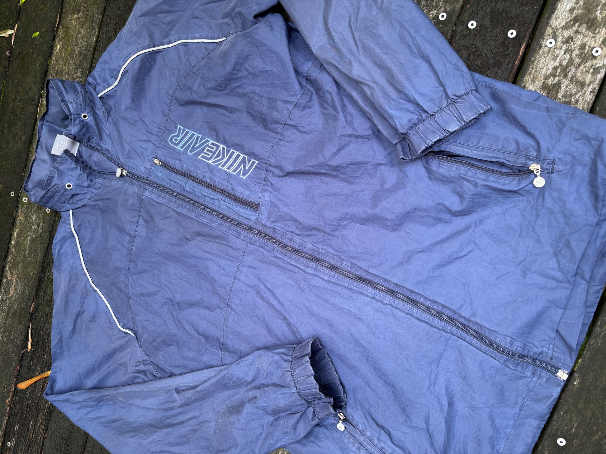 Vintage Y2K Nike Air Jacket Size XL Navy