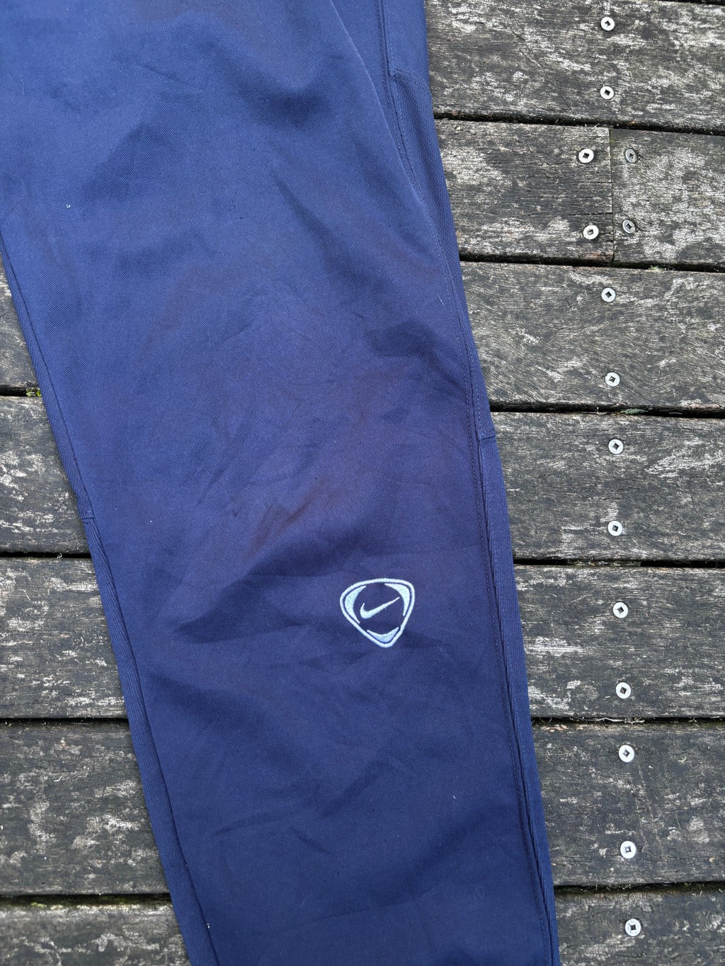 Vintage Nike Football Track Pants Size L Navy