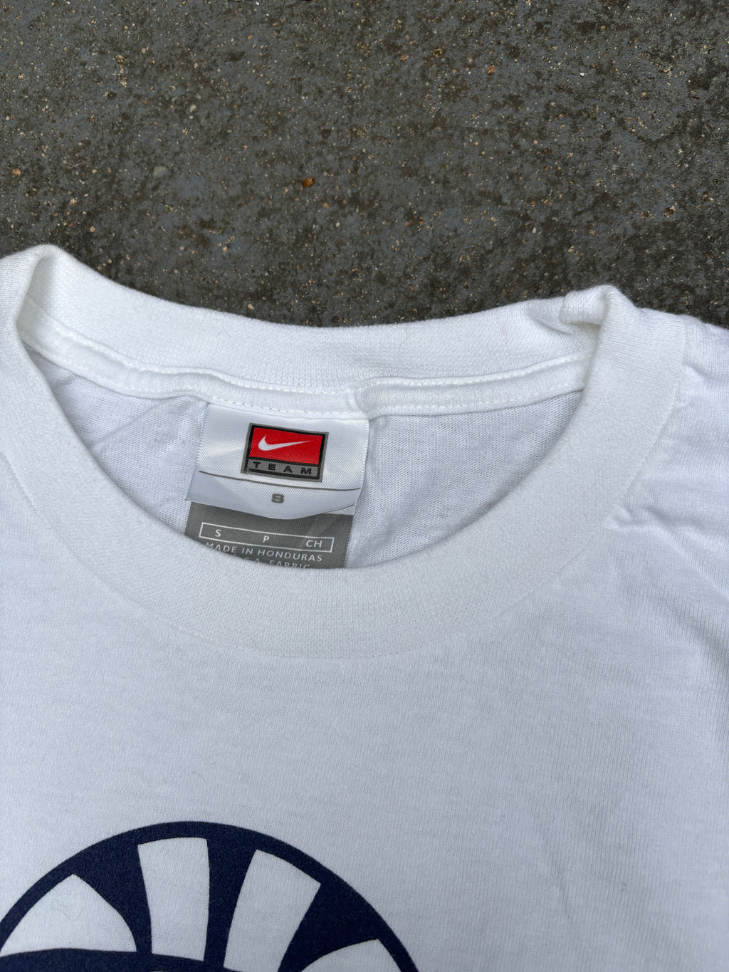 Vintage Y2K Nike Penn State Basketball T-shirt Sz S White Graphic Print College