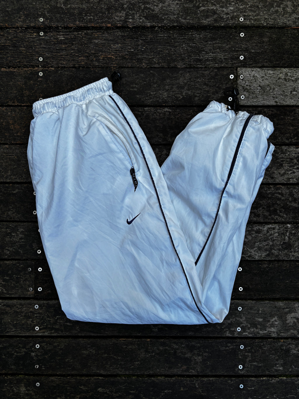 Vintage 90's Nike Alpha Project Track Pants Large White