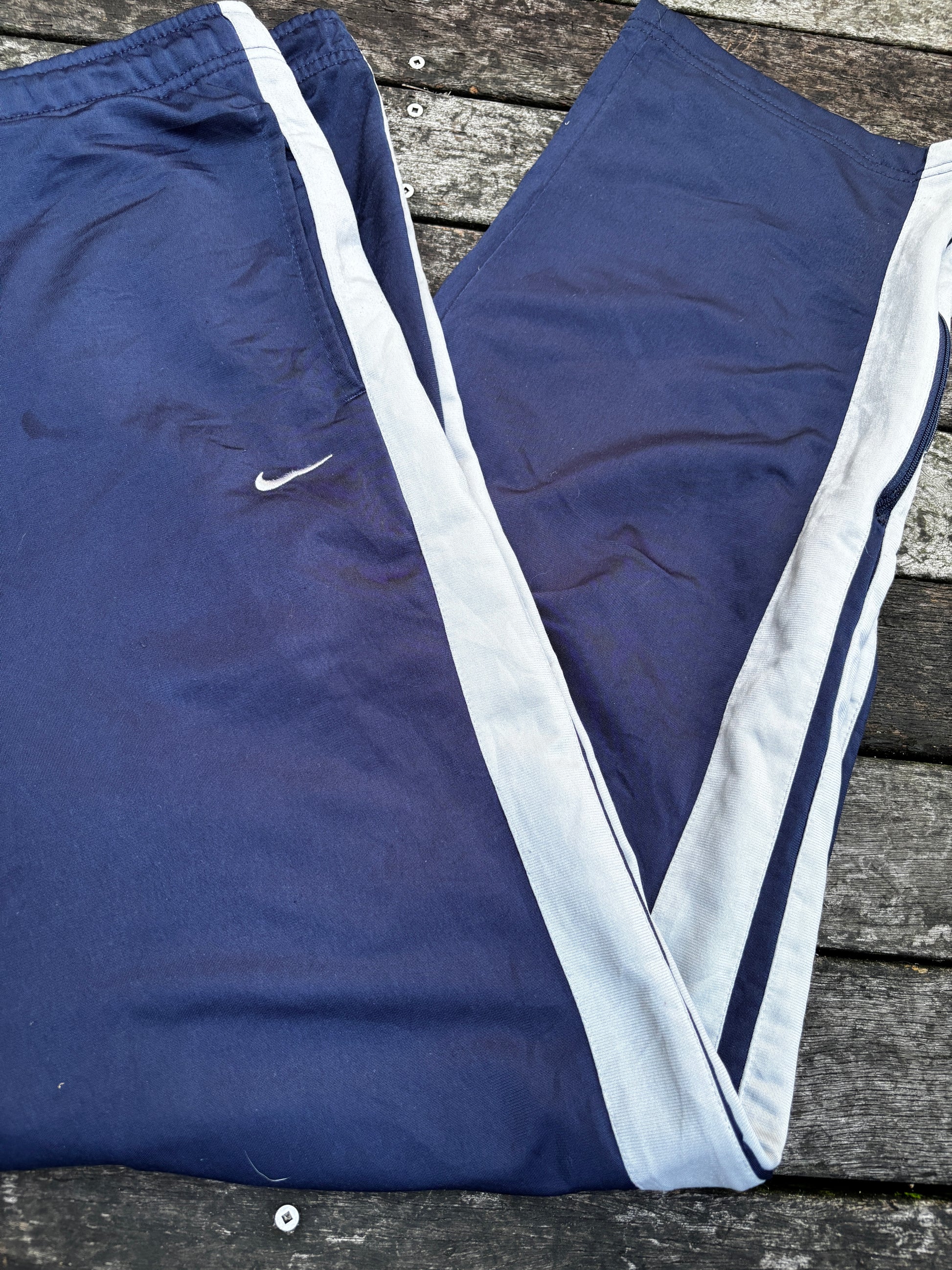 Vintage Nike Track Pants Size XXL Navy Grey