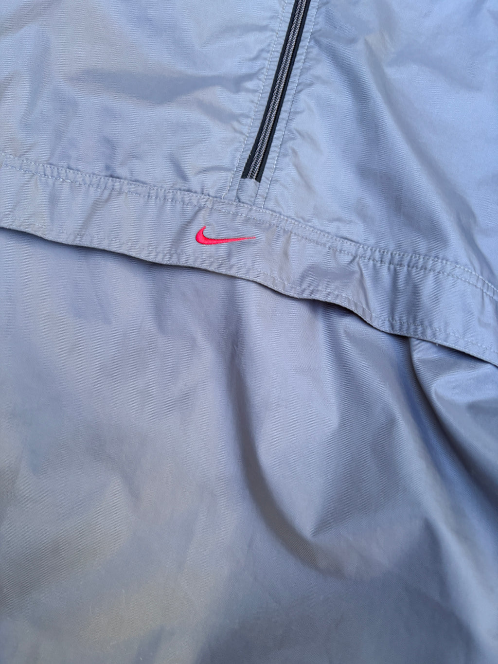Vintage Y2K Nike Jacket Size XL Oversized Spell Out Kangaroo Pouch Windbreaker