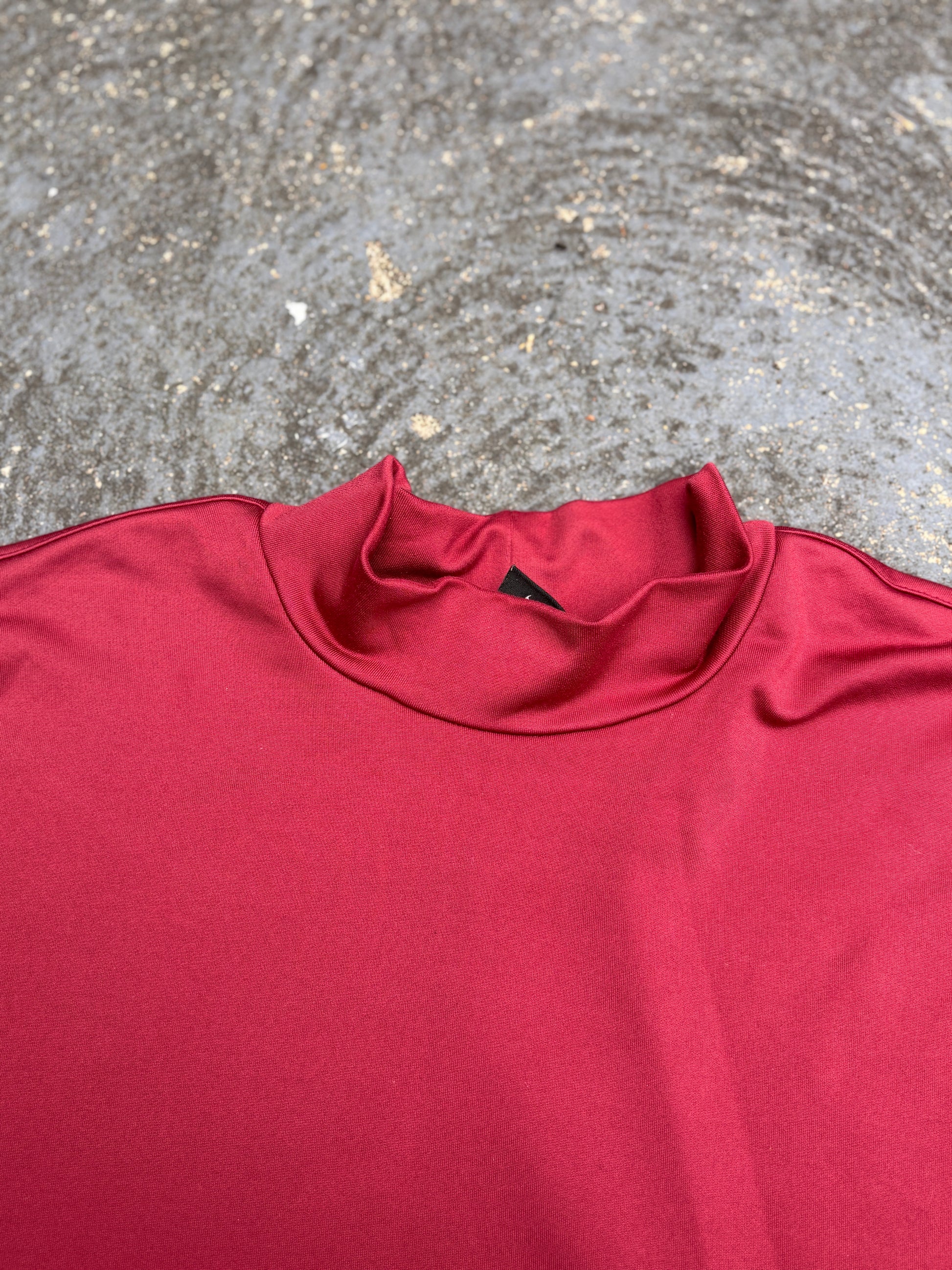 Vintage 90s Nike Golf Jersey Size XL Tiger Woods TW Red Long Sleeve Skivvy