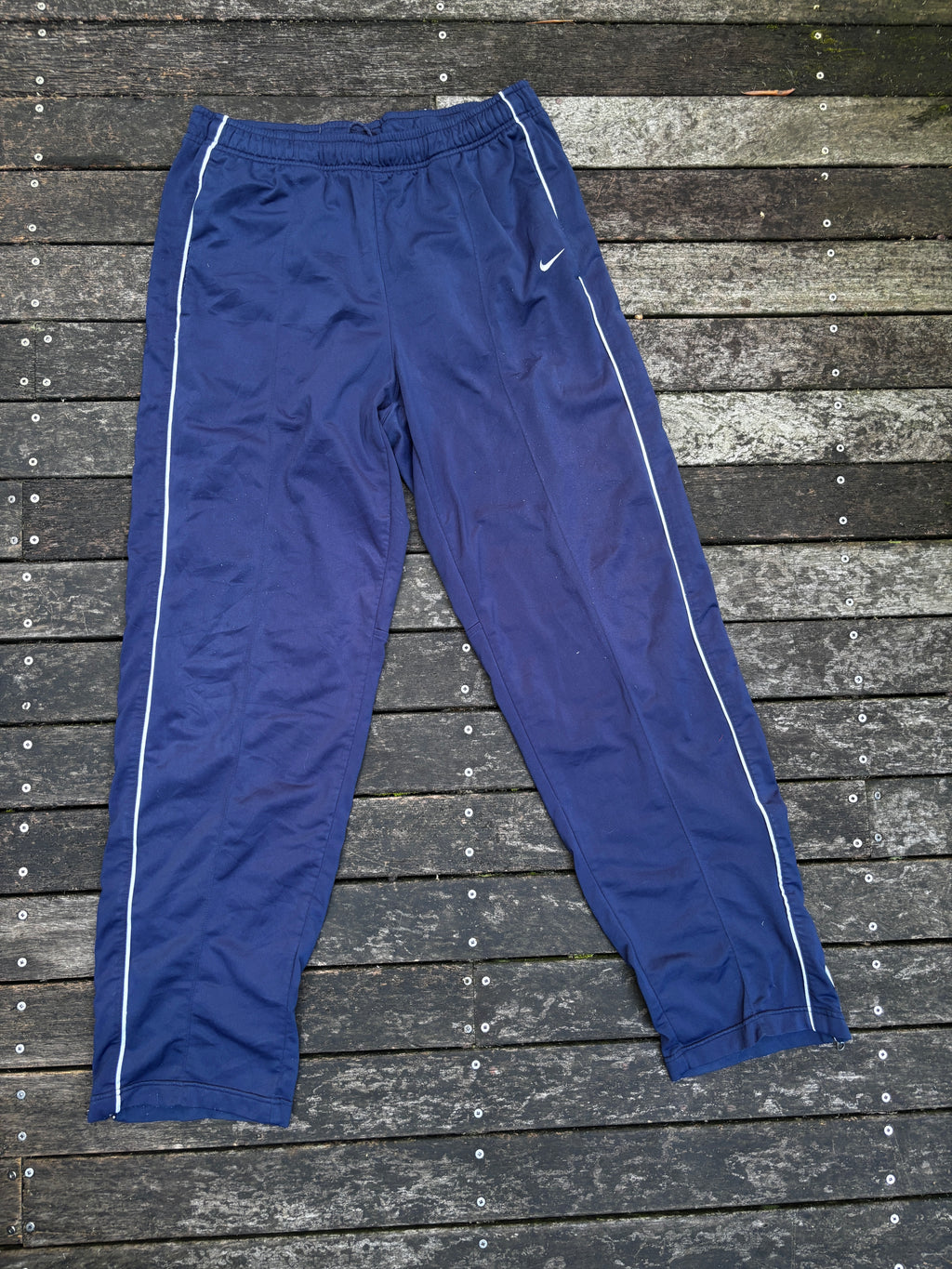 Classic Y2K Nike Track Pants Pleated Middle Size XL