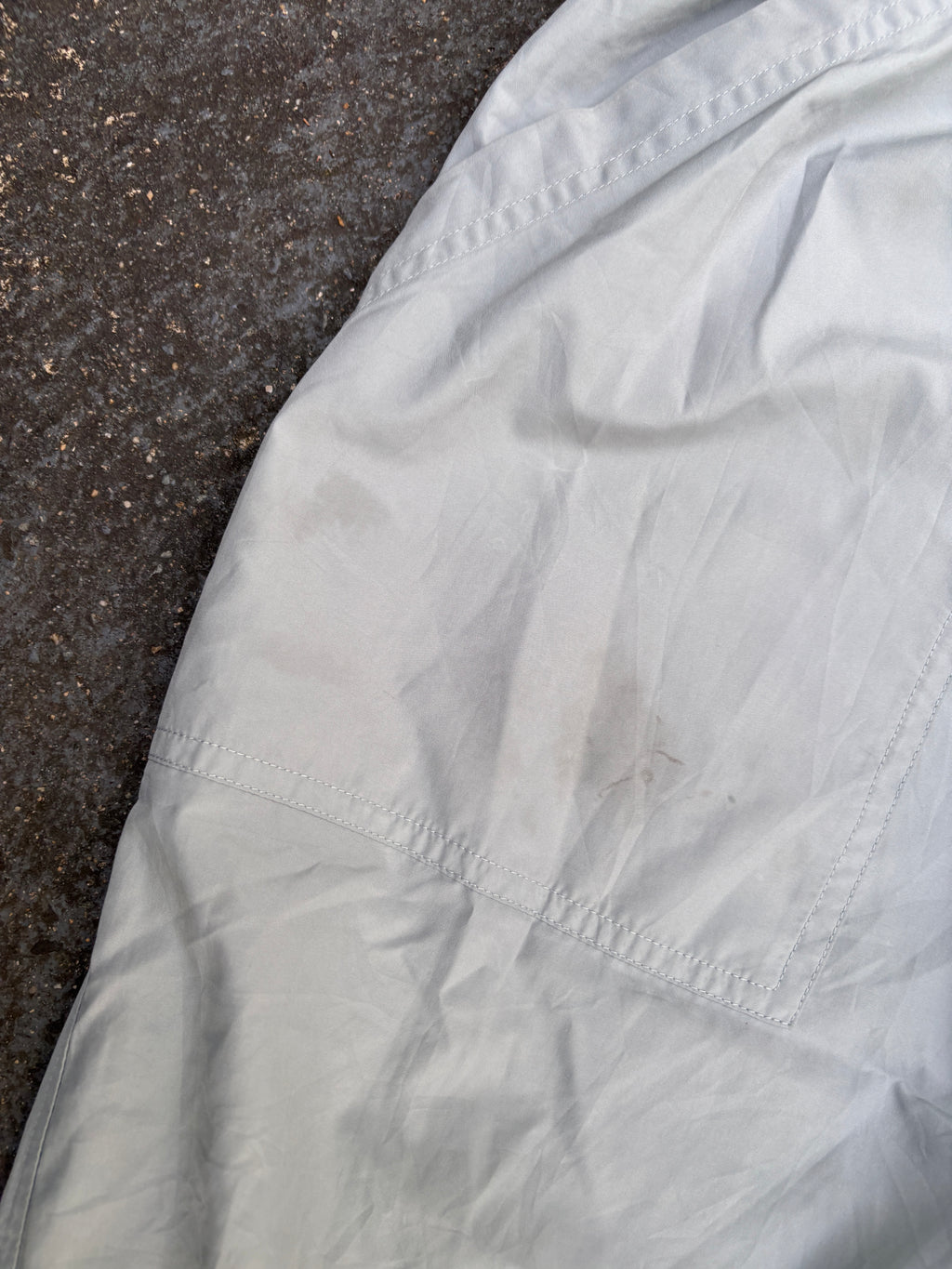 Vintage 90s Adidas Track Pants Size M Double Grey Mesh Lined Nylon Windbreakers