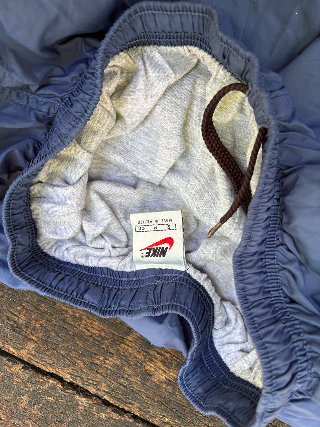 Nike Nylon Track Pants Size S Vintage Y2K Navy