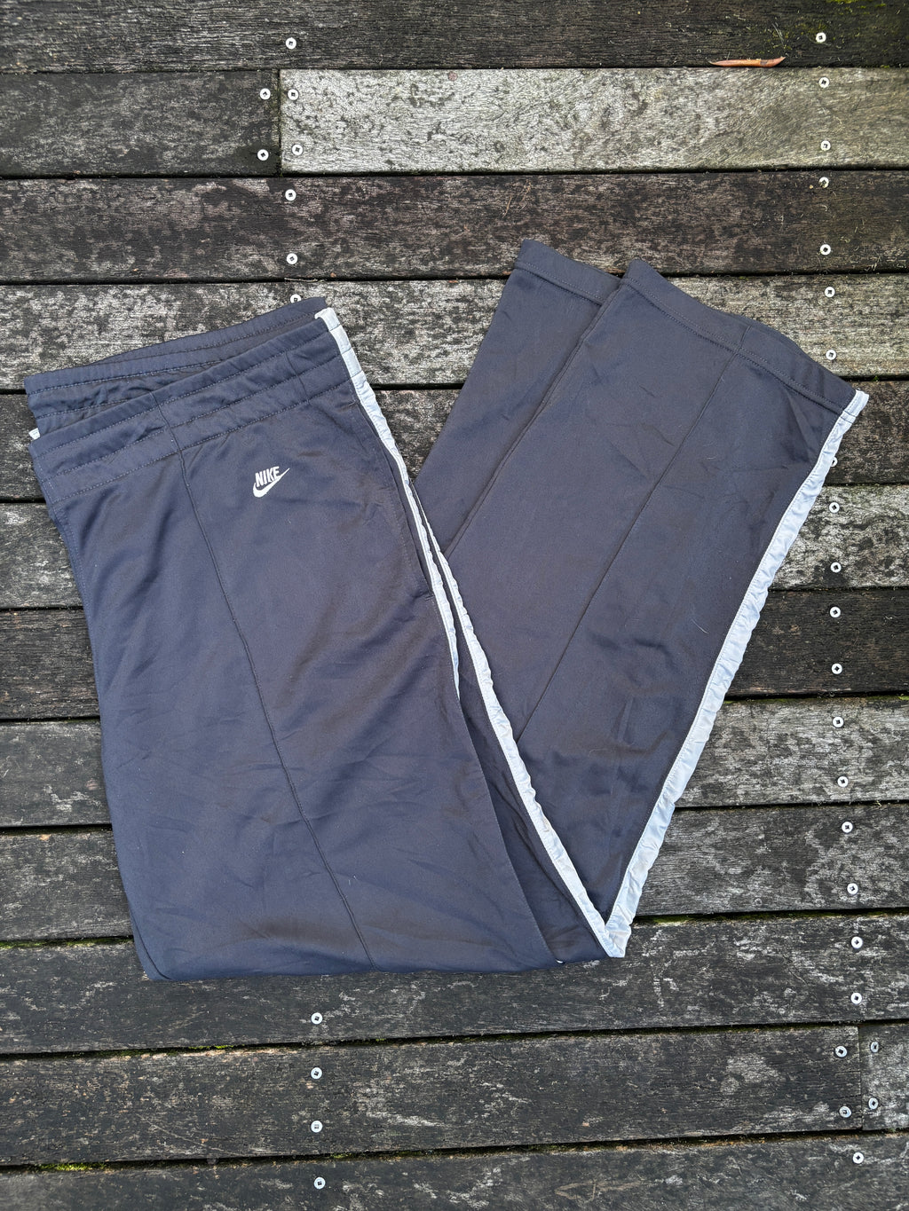 Vintage Y2K Nike Grey Track Pants Size XL