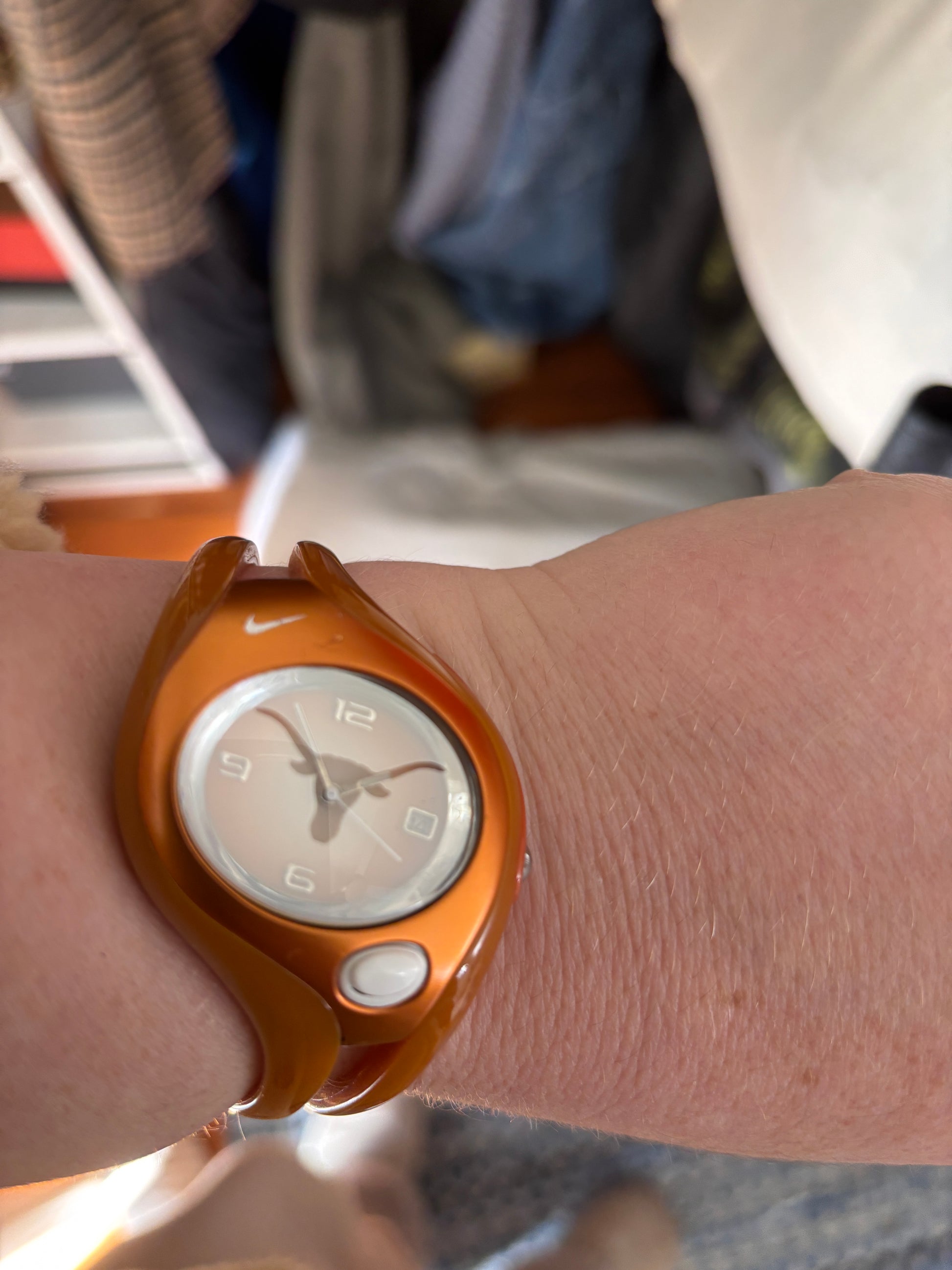 Vintage Y2K Nike Team Triax Swift Texas Longhorns Yellow Orange Analogue Watch