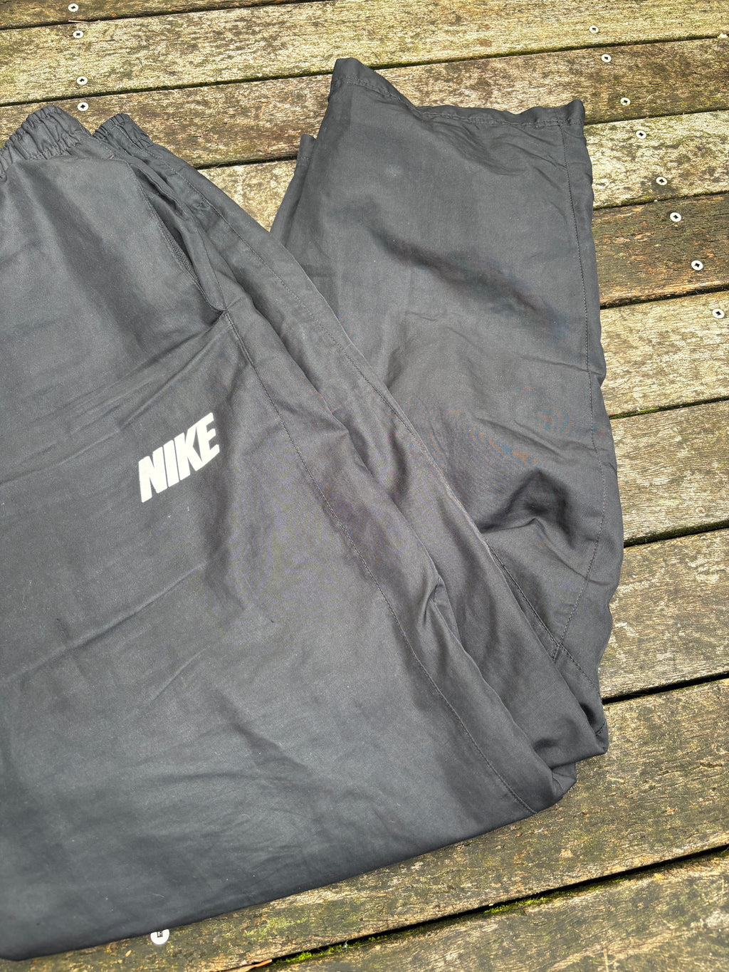 Classic Nike Track Pants Size M Black
