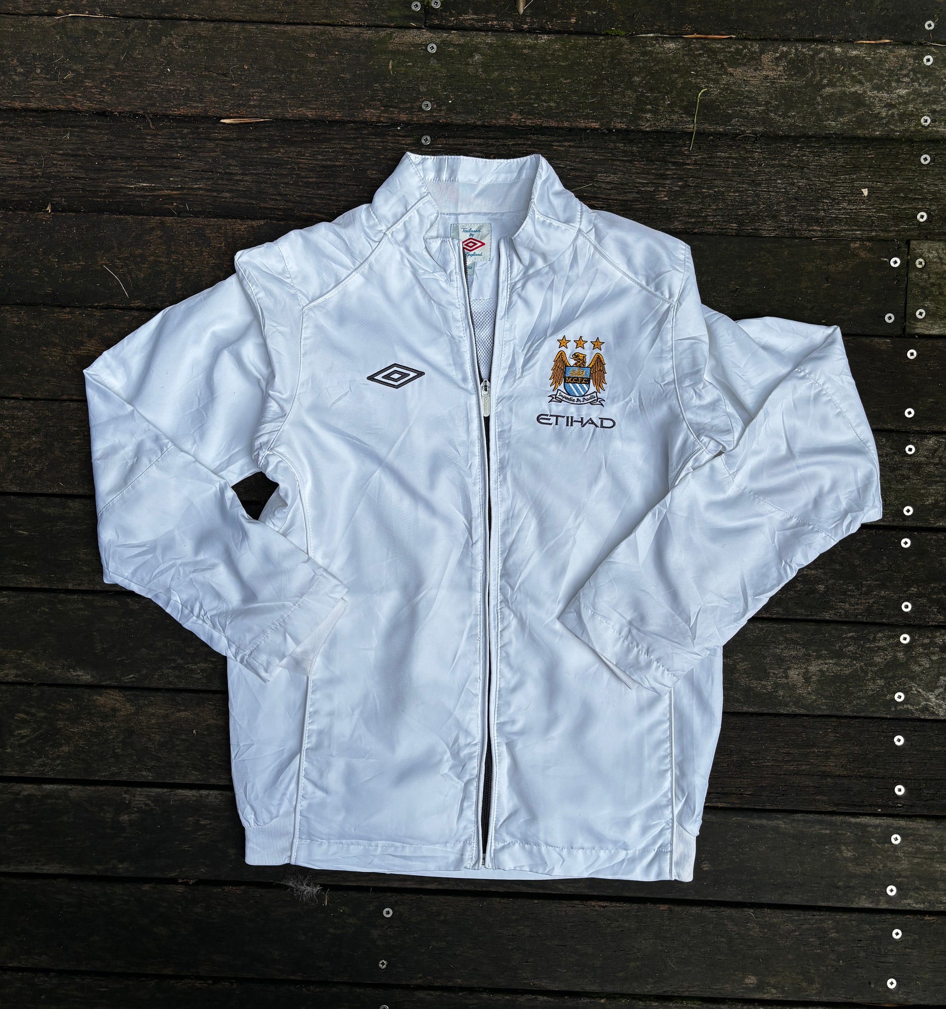 Manchester City Vintage Umbro Jacket Sz S
