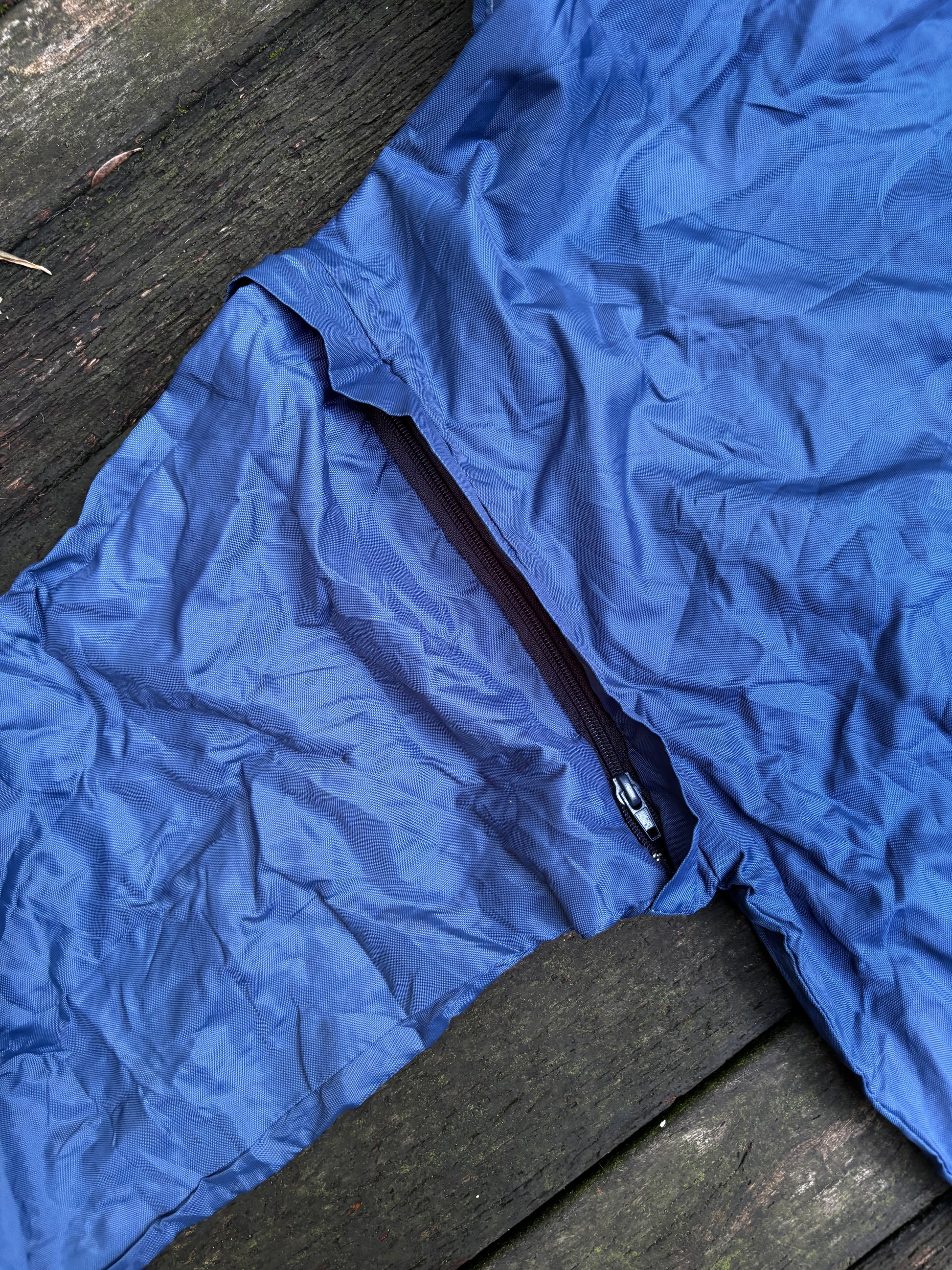 Vintage 90s Adidas Equiptment Jacket Size M Navy White Large Logo Nylon Zip Off Windbreaker