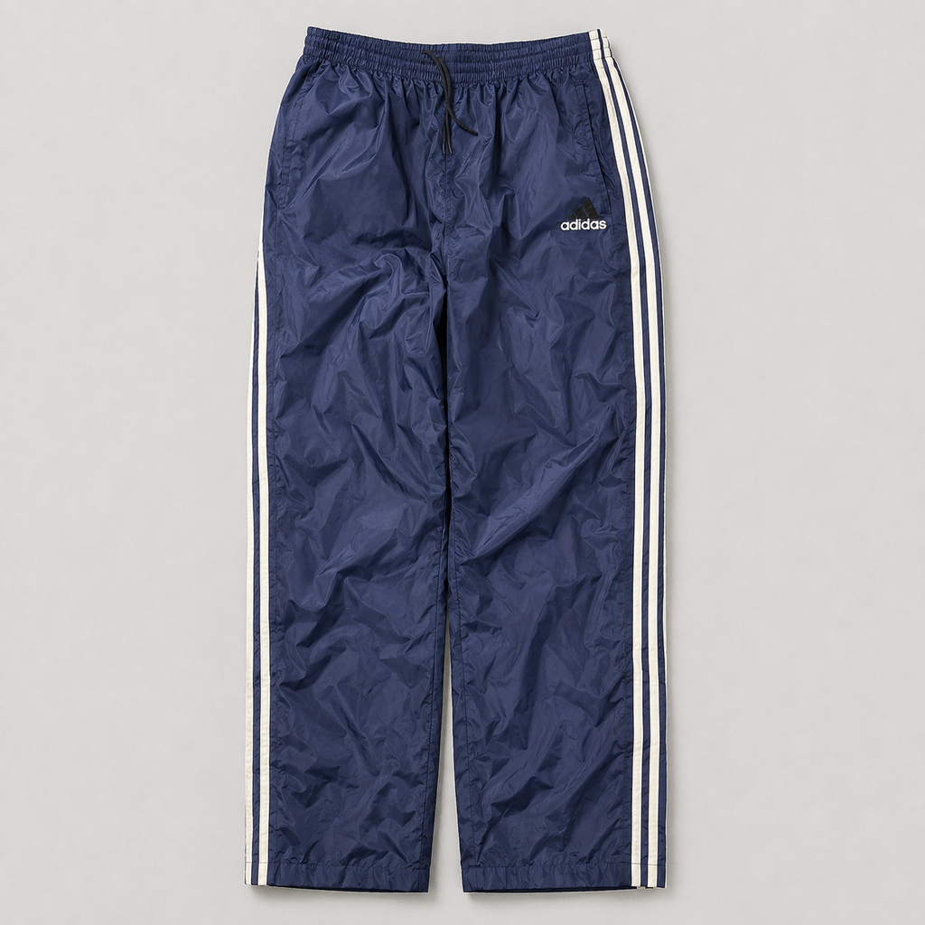 Y2K Adidas 3 Stripe Track Pants Men's Small Super Light Windbreakers