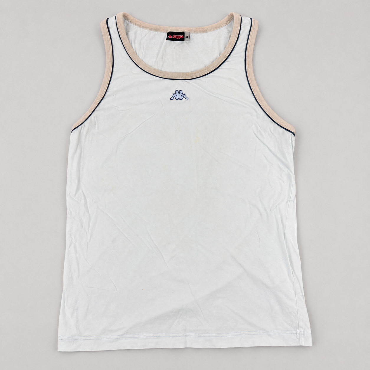 2000s Kappa Tank Top Women's Small Baby Blue Activewear Singlet