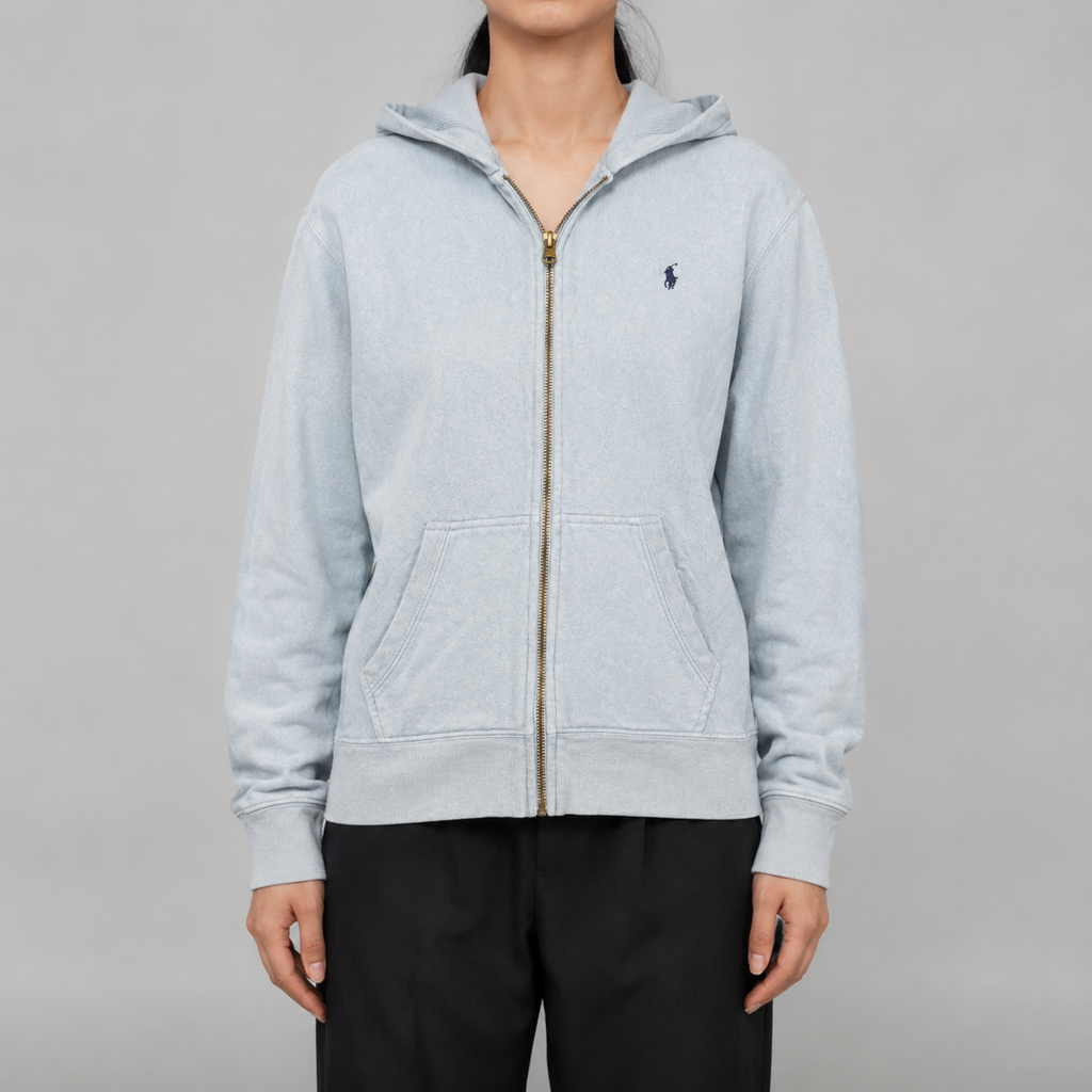 Vintage Polo Ralph Lauren Hoodie Women's Small Blue Small Pony